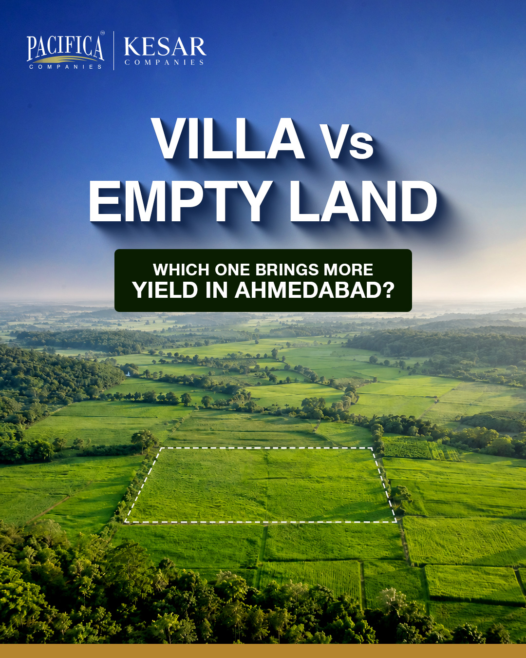 Forrest Trails by Pacifica & Kesar Companies Facebook ad: In Ahmedabad’s booming corridor, buying land is a…