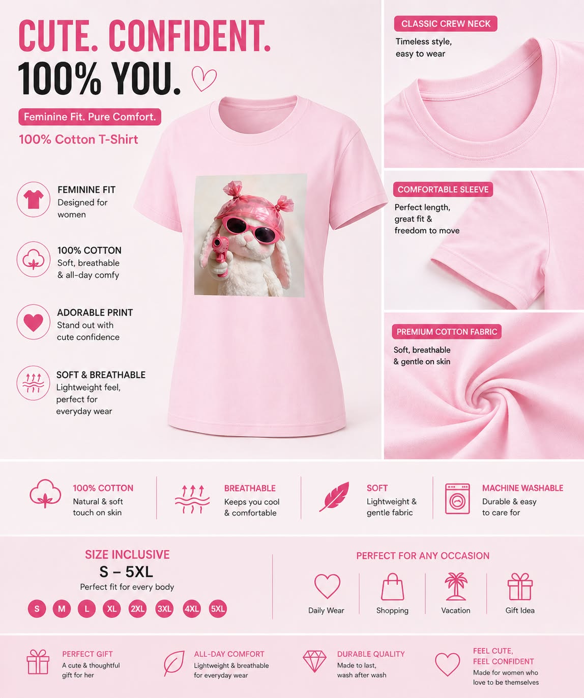 Vanstreets Facebook ad: Made for Women. Designed to Fit.