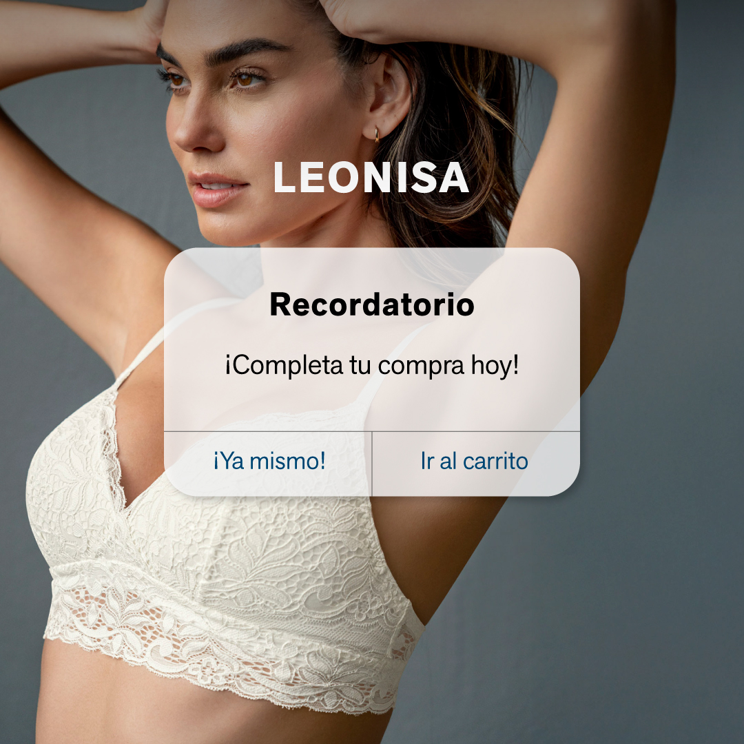 Leonisa Facebook ad: ¡Olvidaste algo en tu carrito!