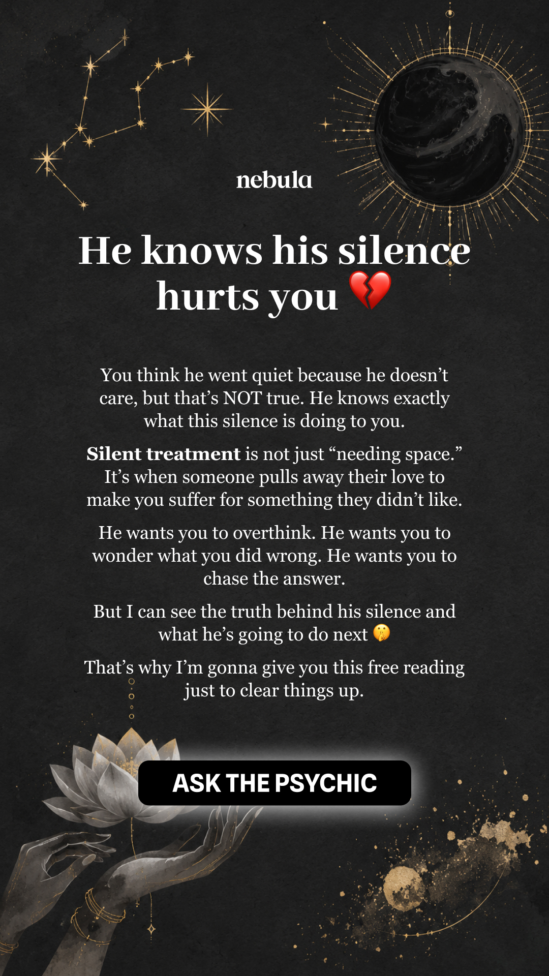 Your Relationship Advisor Facebook ad