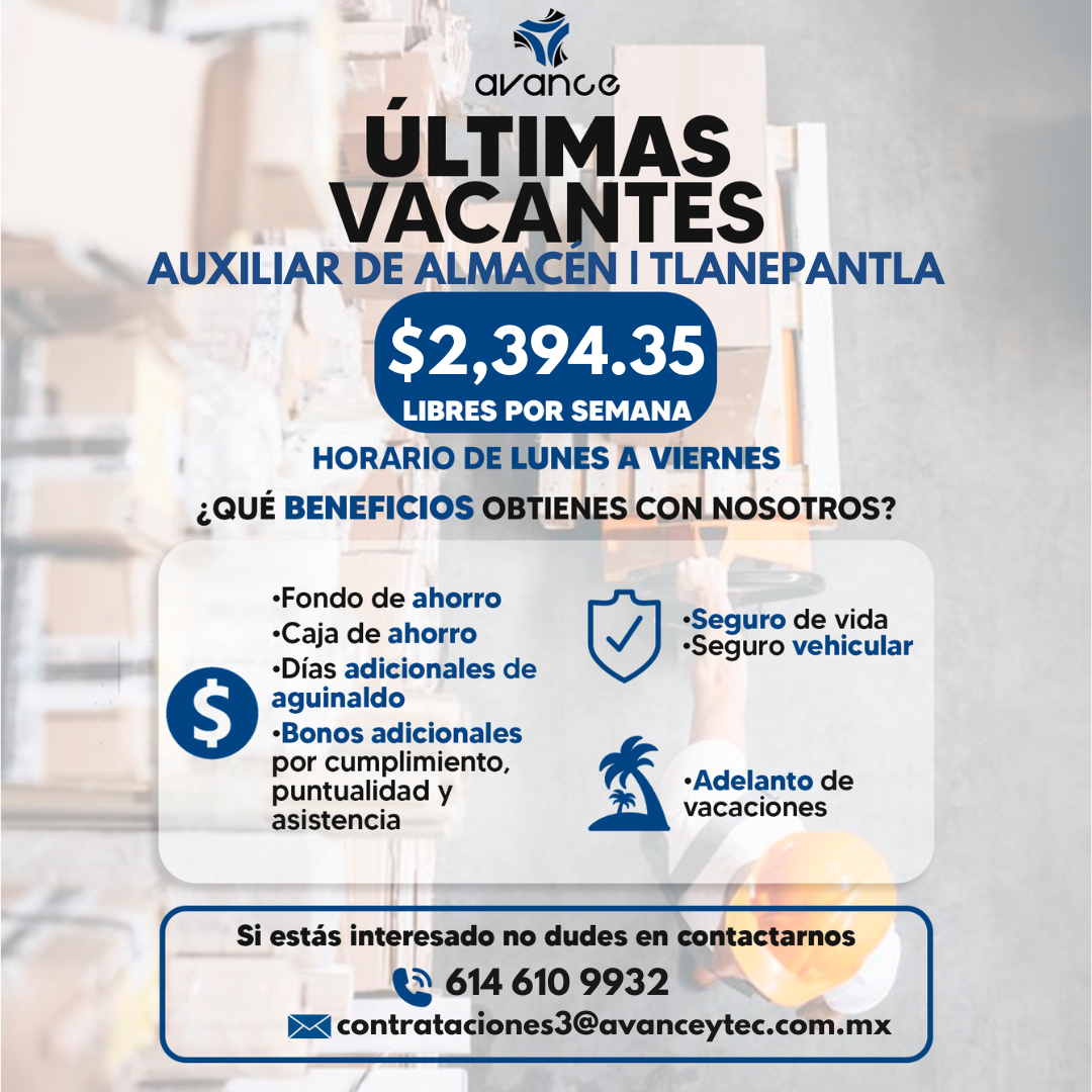 Capital Humano / Grupo Avance Facebook ad: ¡Quiero postularme!
