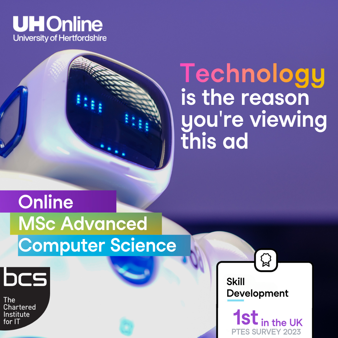 University of Hertfordshire Facebook ad
