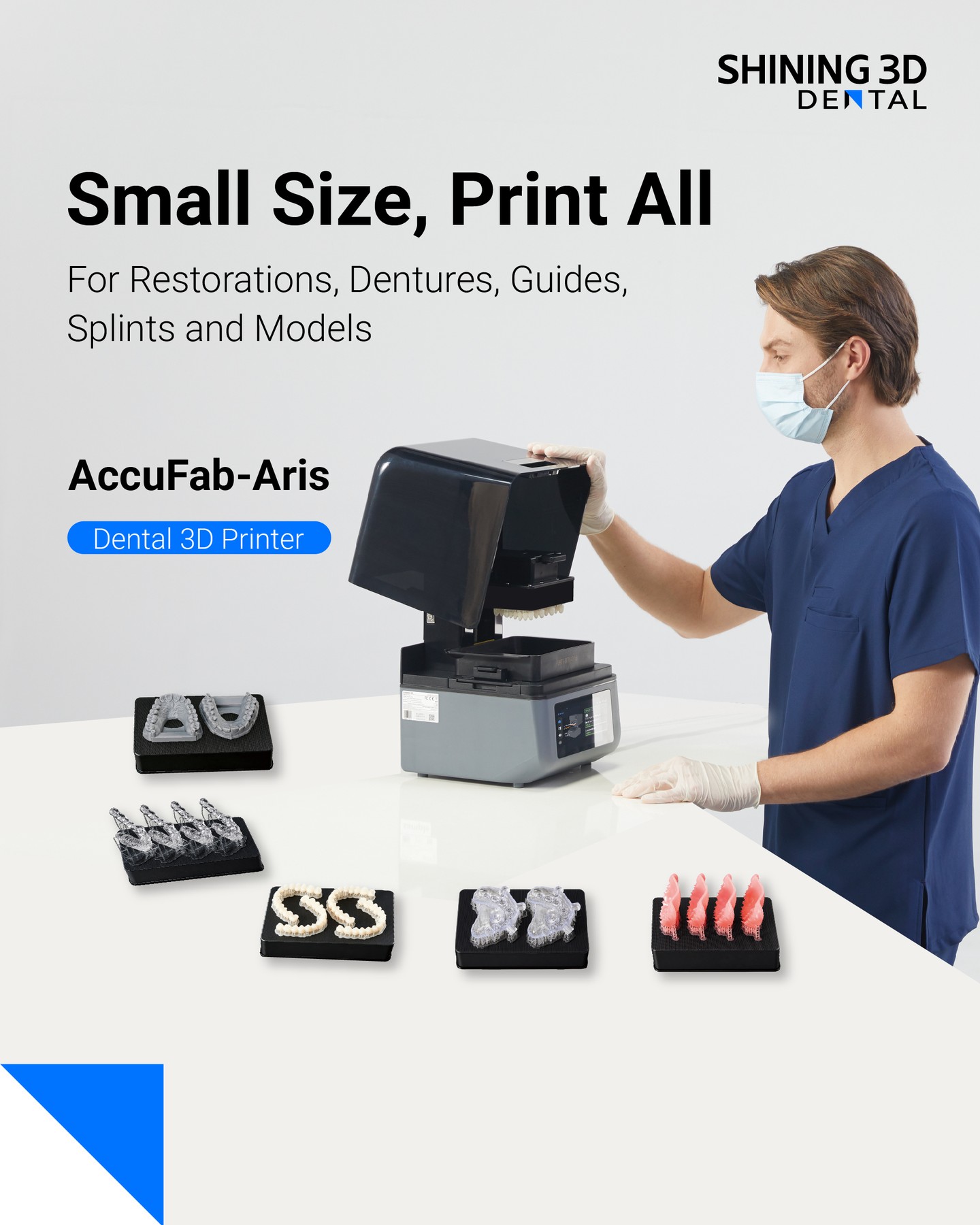 SHINING 3D DENTAL Facebook ad: A powerful chairside solution doesn’t have to take…