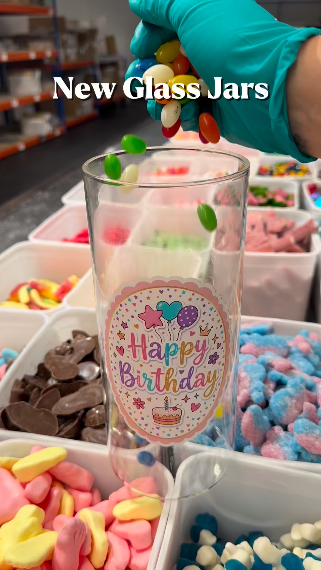 Sweetzy Facebook ad: Jar + sweets = £15