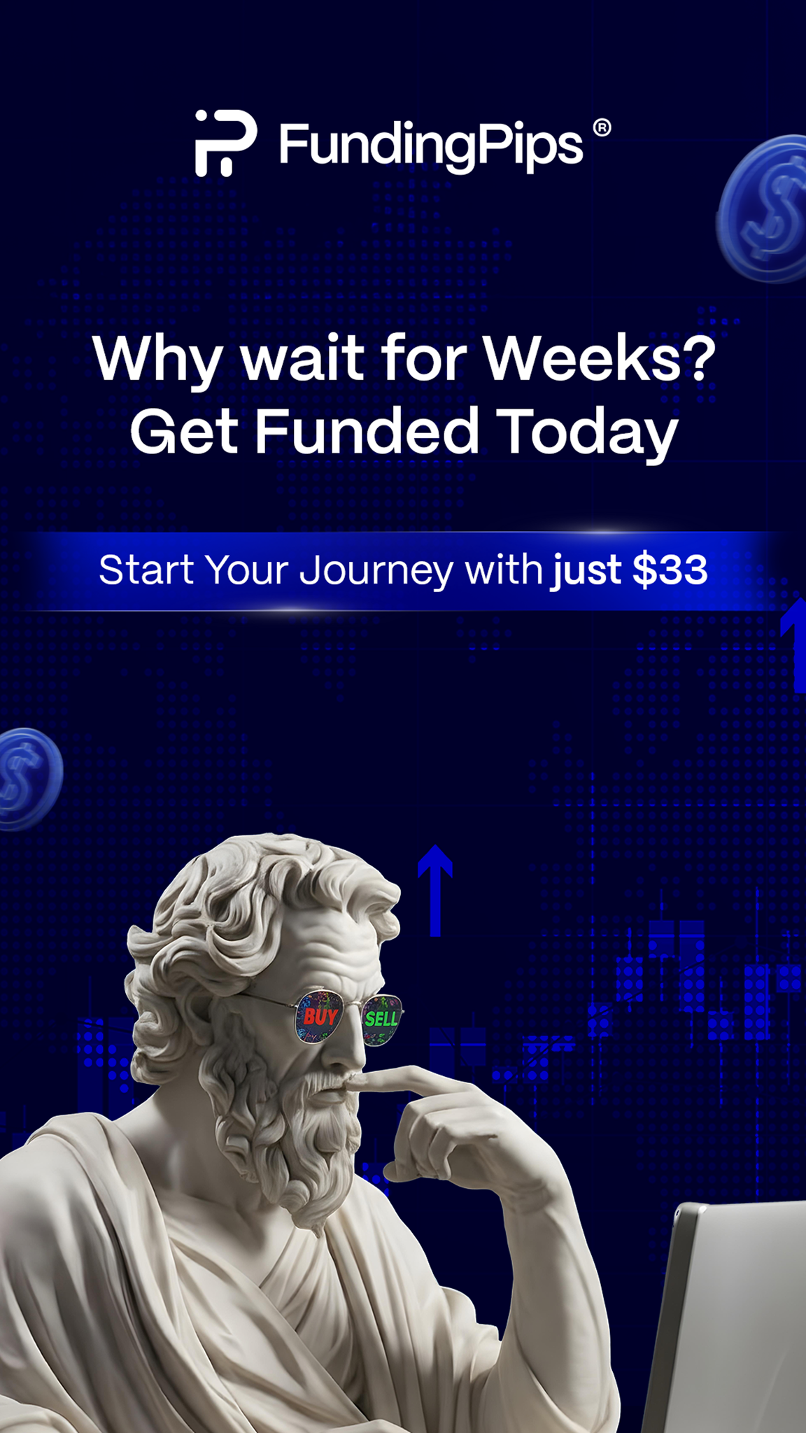 Fundingpips Facebook ad