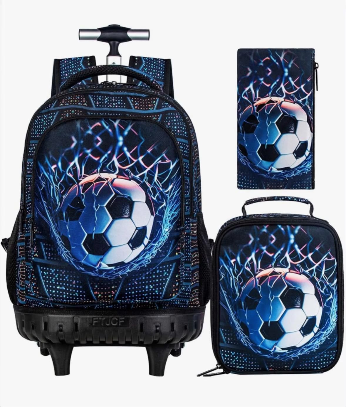 Carolyn's Classy Closet Facebook ad: 3PCS Rolling Backpack for Boys, Kids School Backpacks…
