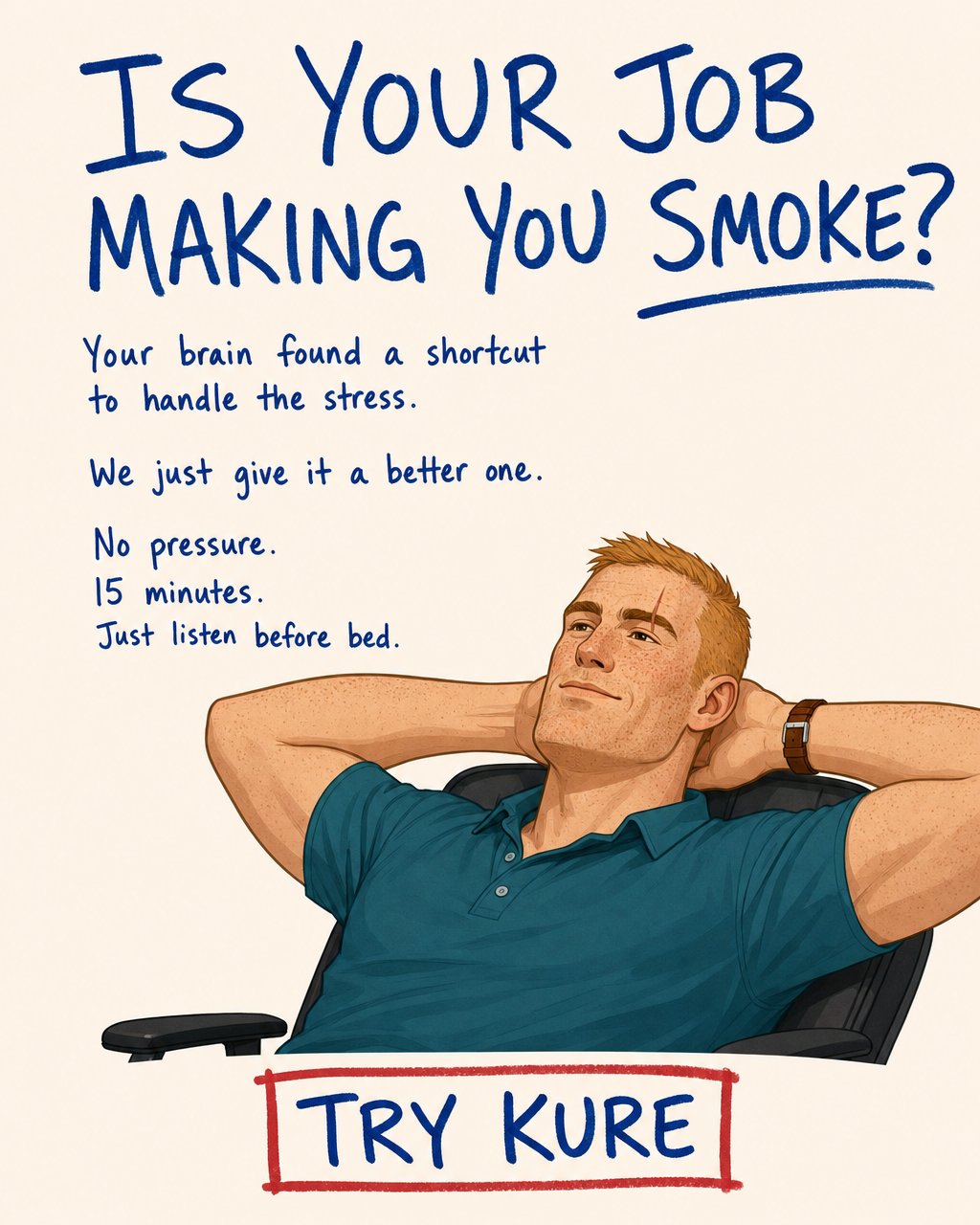 Hypnosis to Stop Smoking Facebook ad