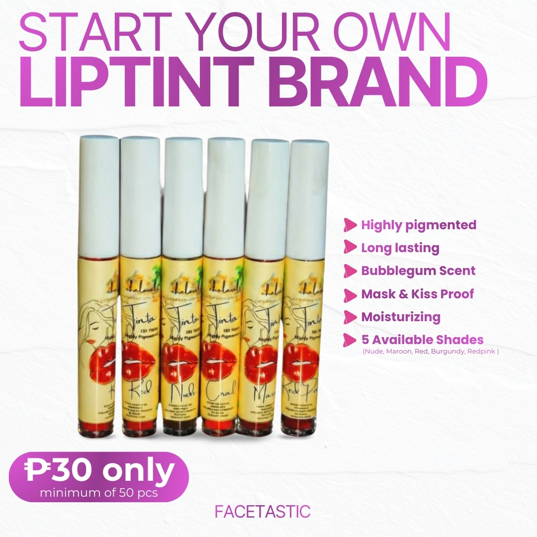 Facetastic Glam Facebook ad: ₱30 lang, may sariling Lip Tint Brand ka na?!