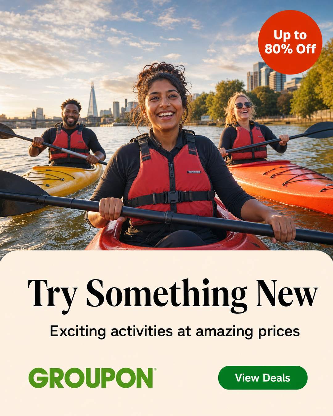 Groupon Facebook ad