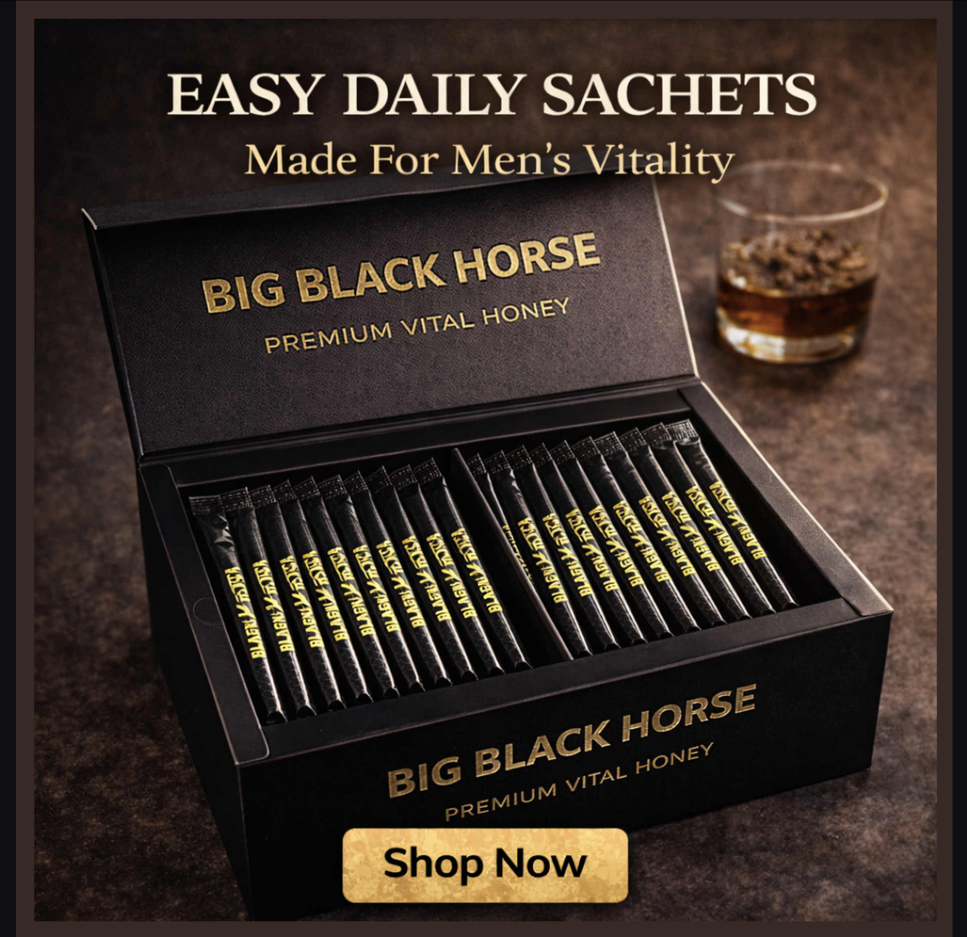 Big Black Horse Facebook ad from Mar 18, 2026