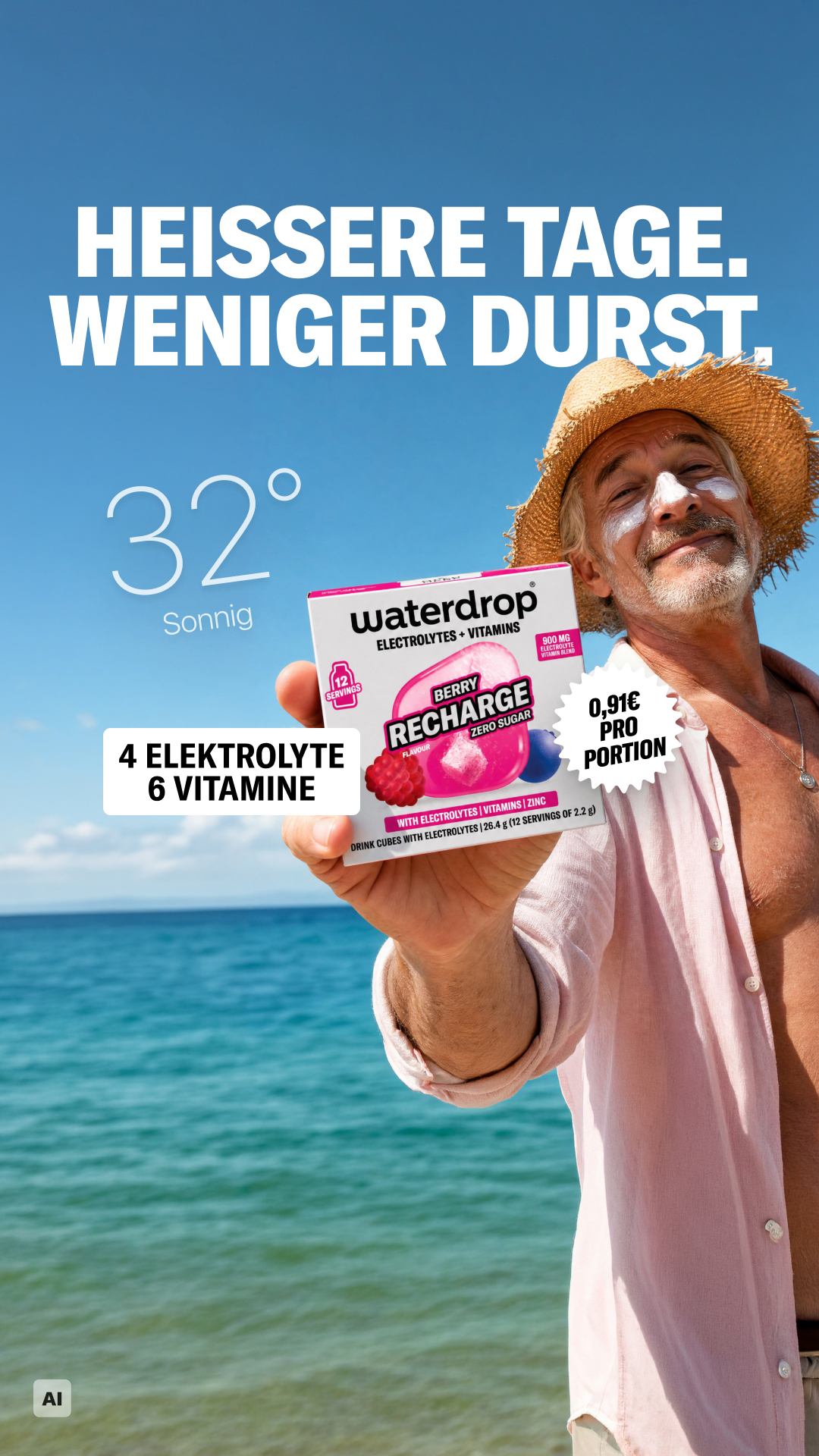 waterdrop Facebook ad