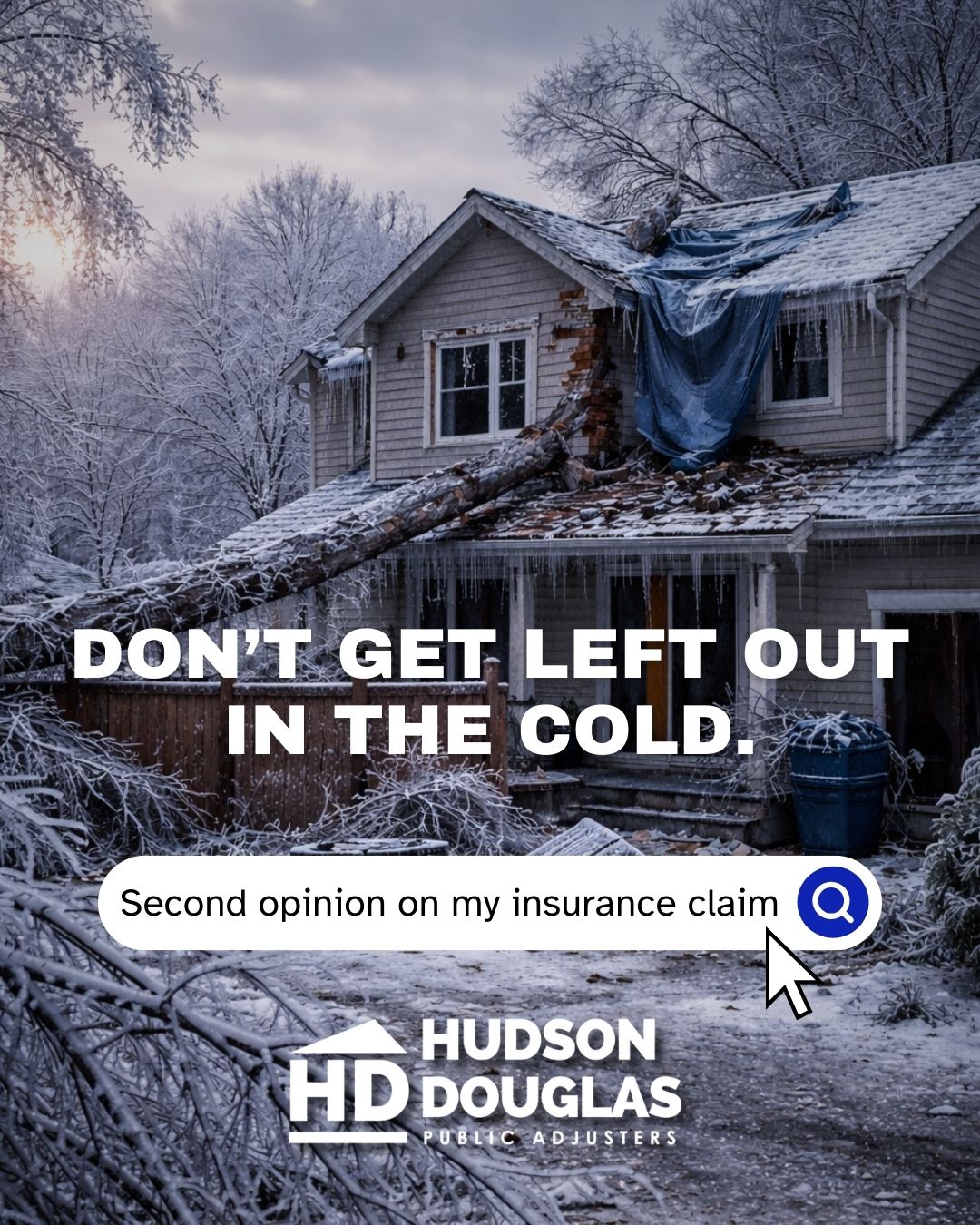 Hudson Douglas Public Adjusters Facebook ad: Storm Damage Documentation Help
