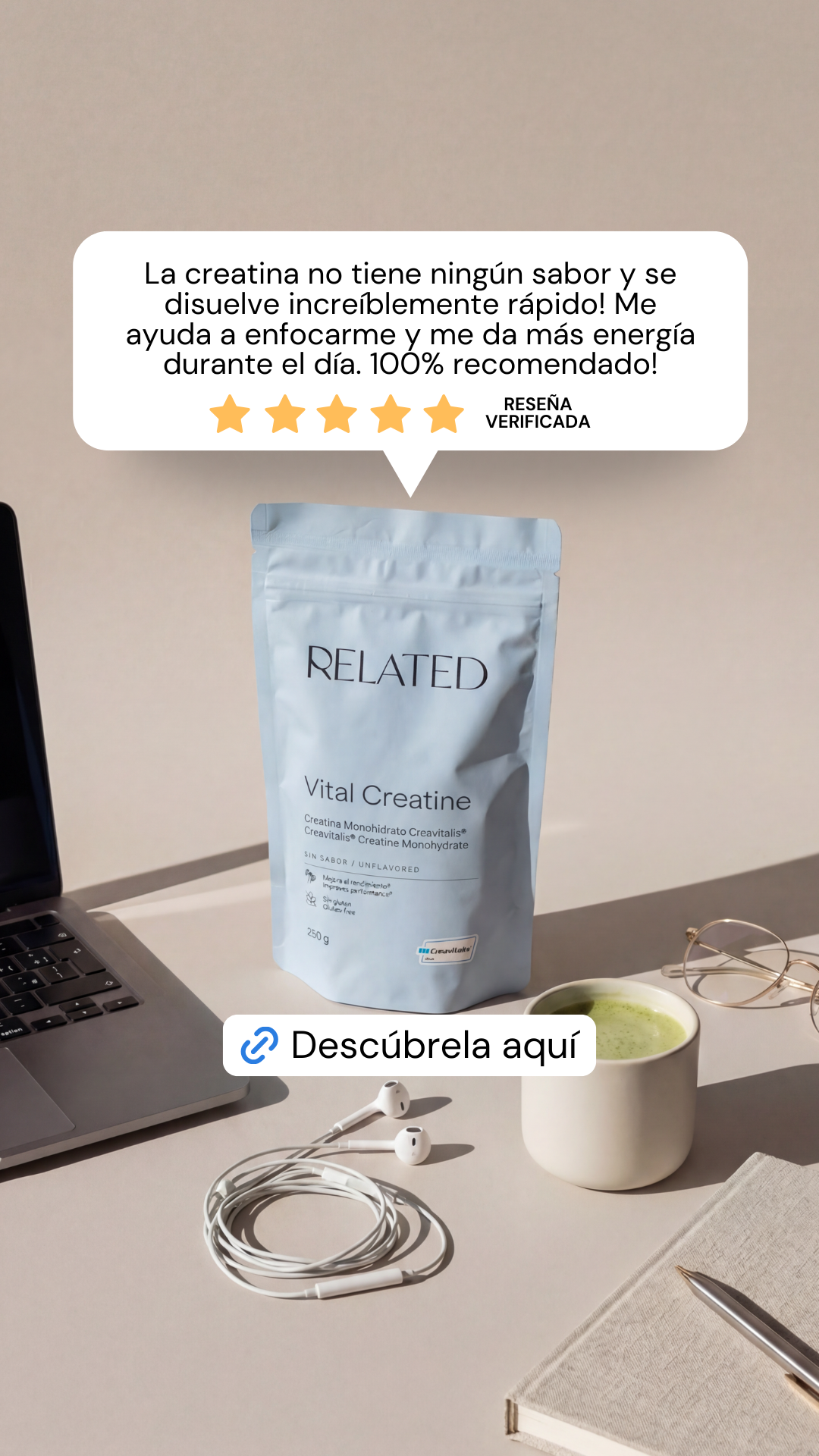 Related - Nutrición funcional premium para mujeres Facebook ad