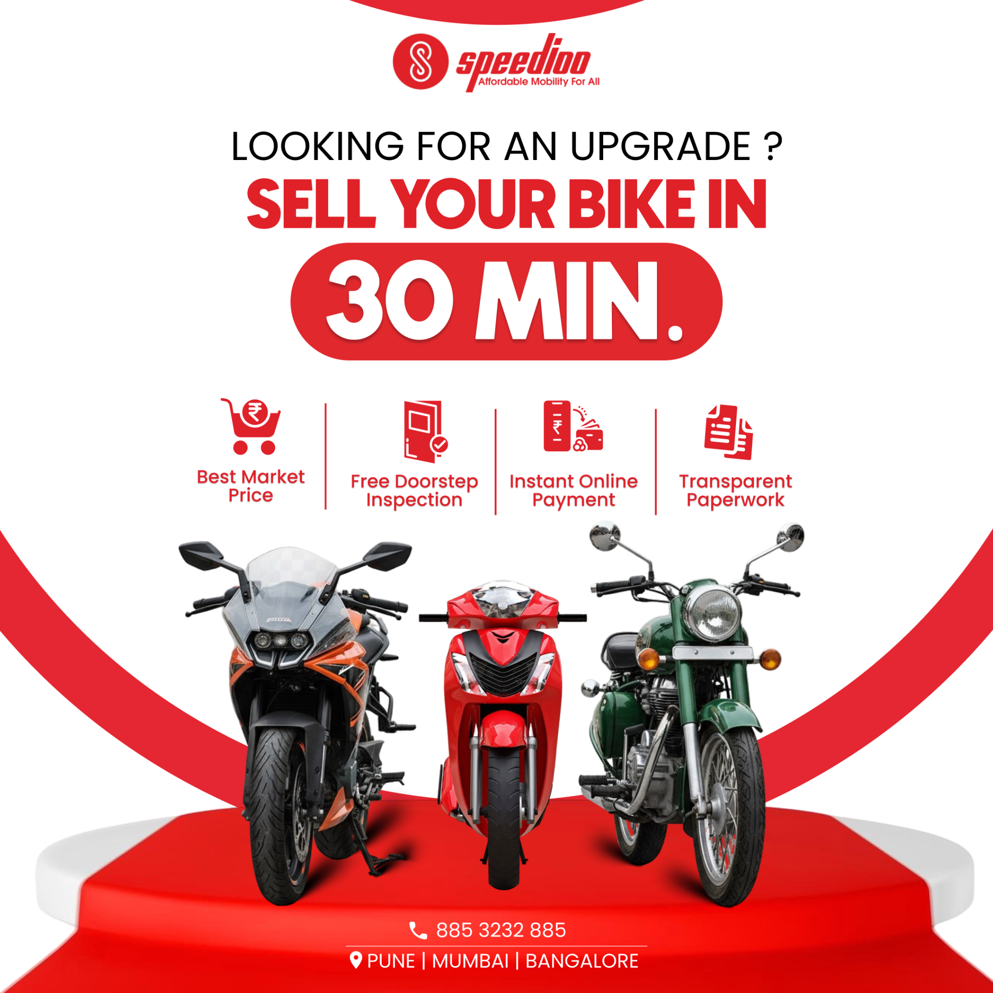 Speedioo Facebook ad