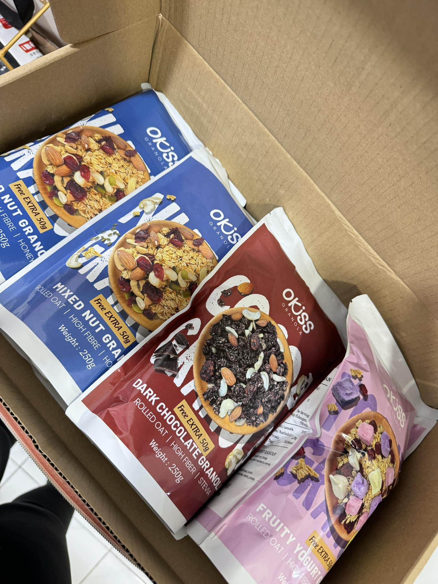 Okiss granola - 减脂麦片 Facebook ad