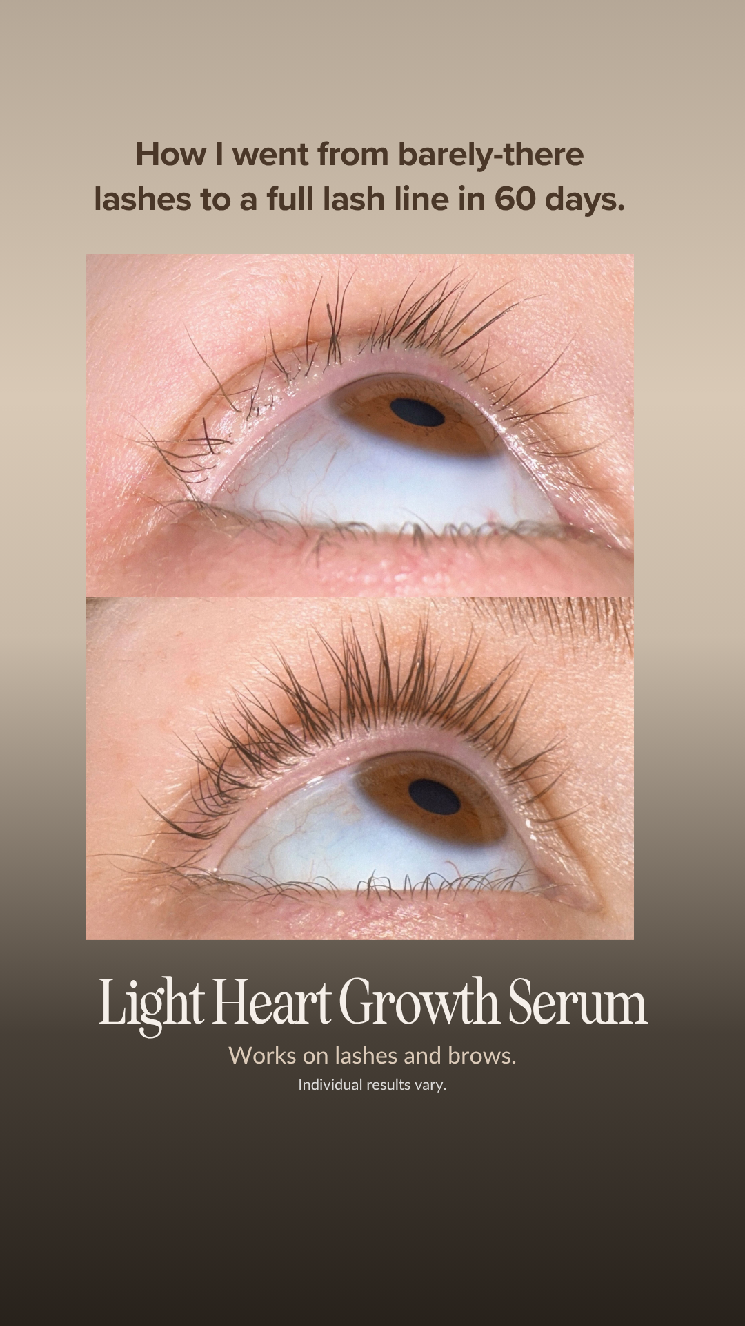 Light Heart Lash Co. Facebook ad