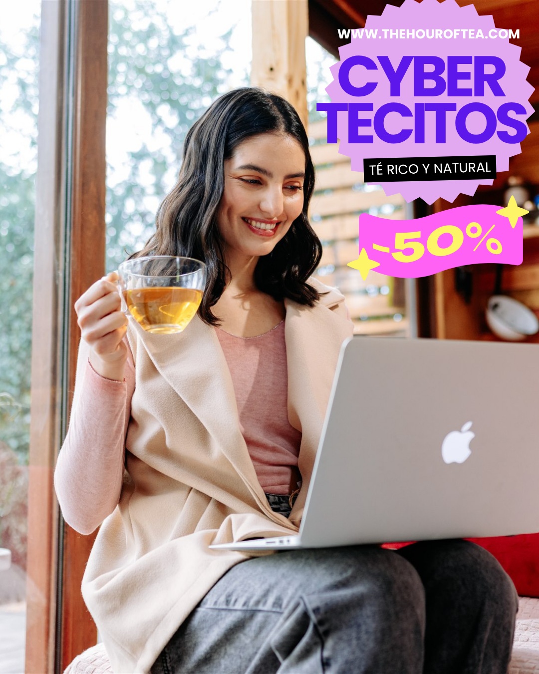 The Hour of Tea Facebook ad: Pack de Té Rutina Liviana - 150 bolsas
