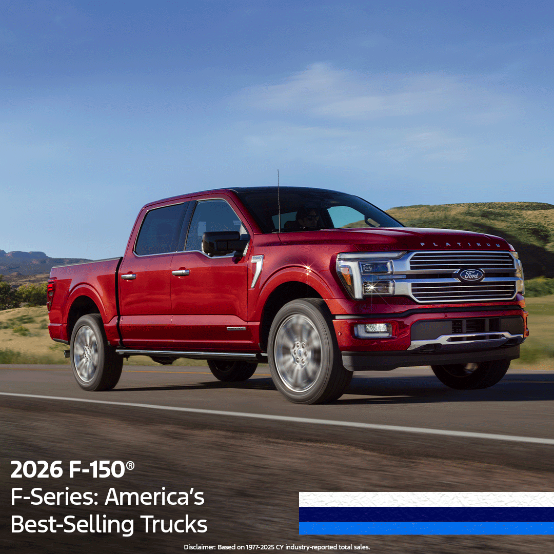 Local Ford Dealer Facebook ad: Ford Trucks. Drive home a legend.