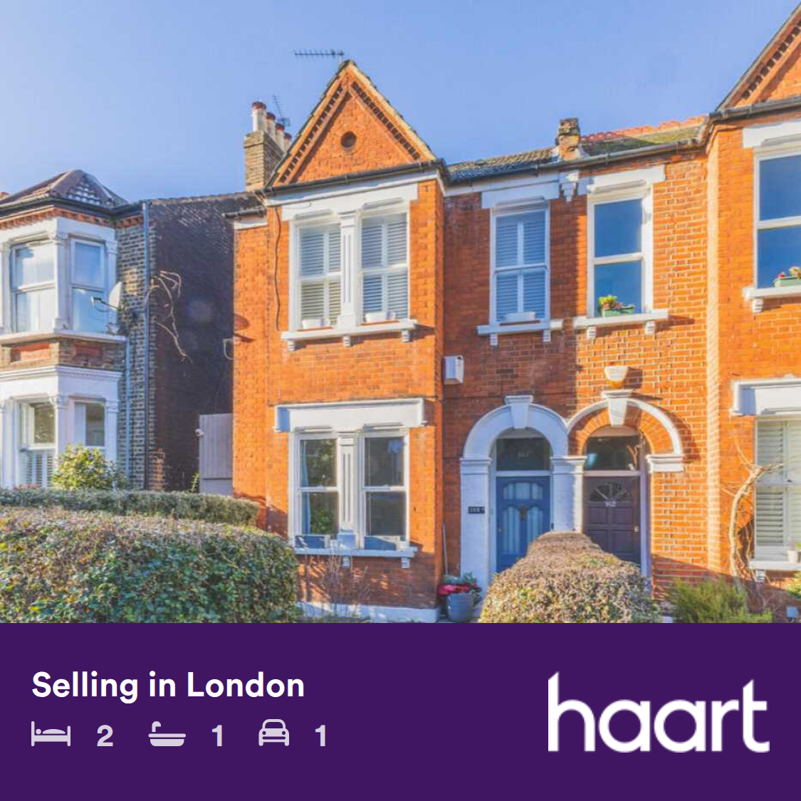 Dulwich haart Facebook ad: Nestled on one of East Dulwich’s most desirable family…