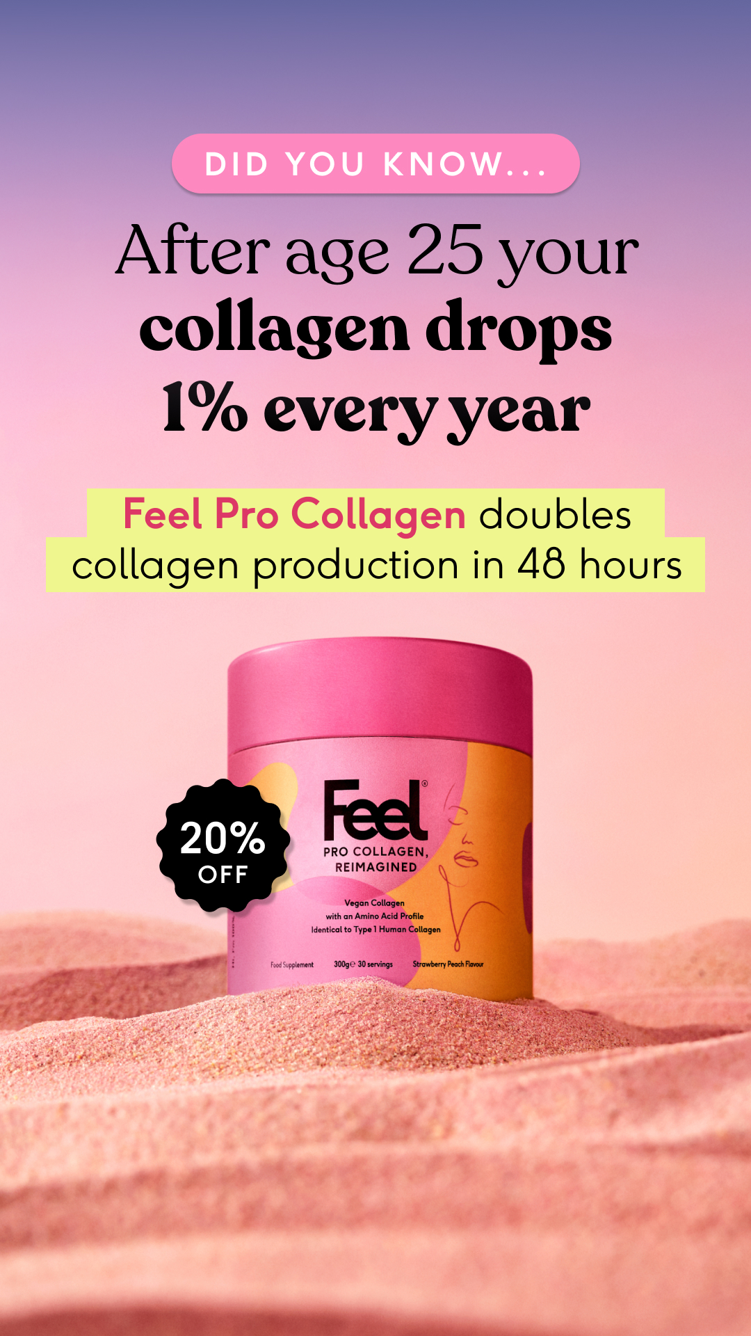 Feel Facebook ad