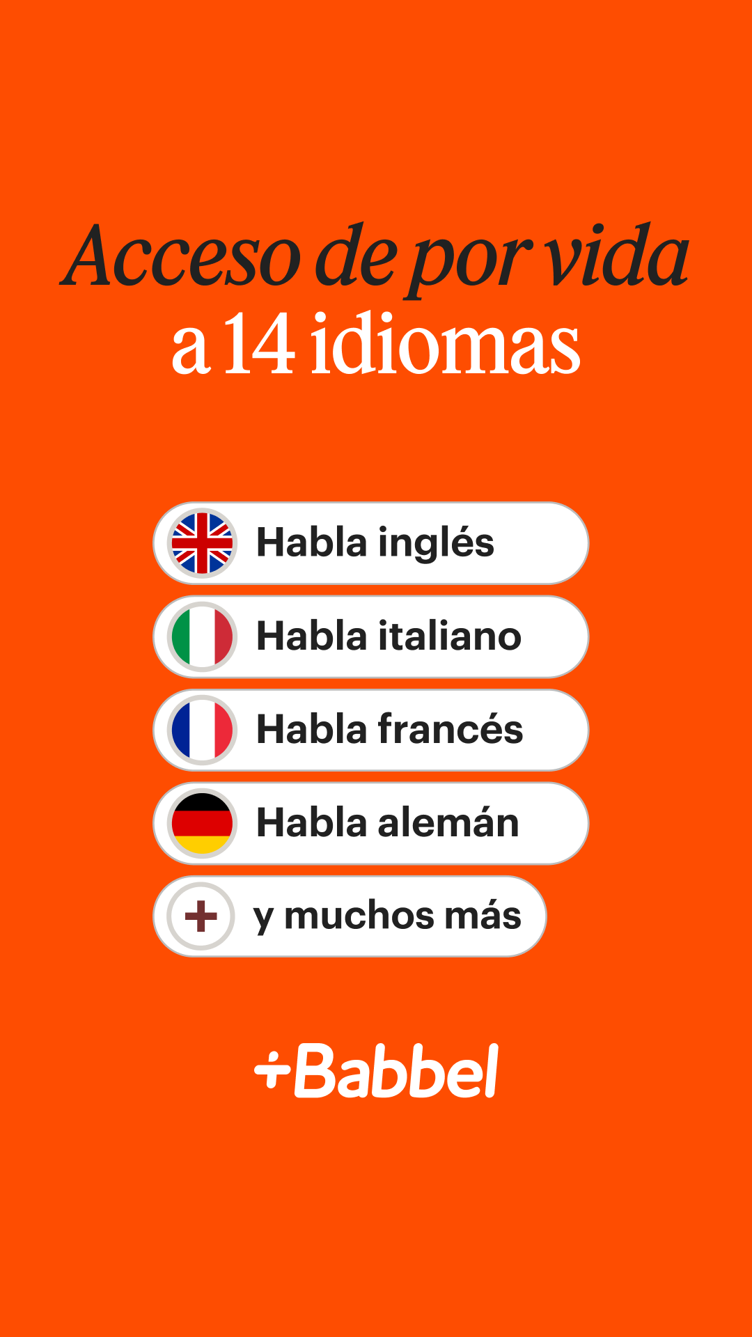 Babbel Facebook ad