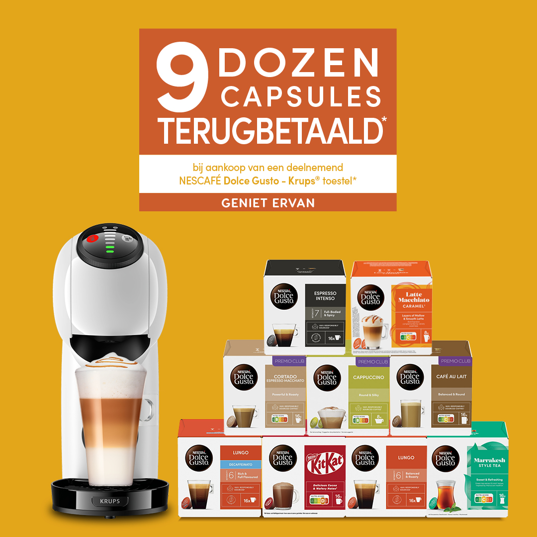 Nescafé Dolce Gusto Belgium Facebook ad