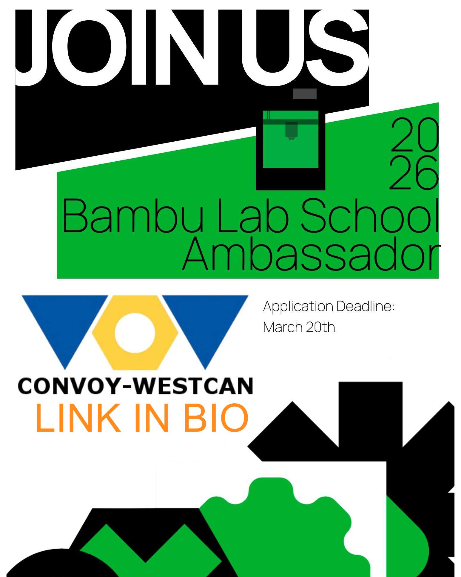 Convoy Westcan Industrial Supplies + Fasteners Facebook ad: The search for the 2026 School Ambassadors is…