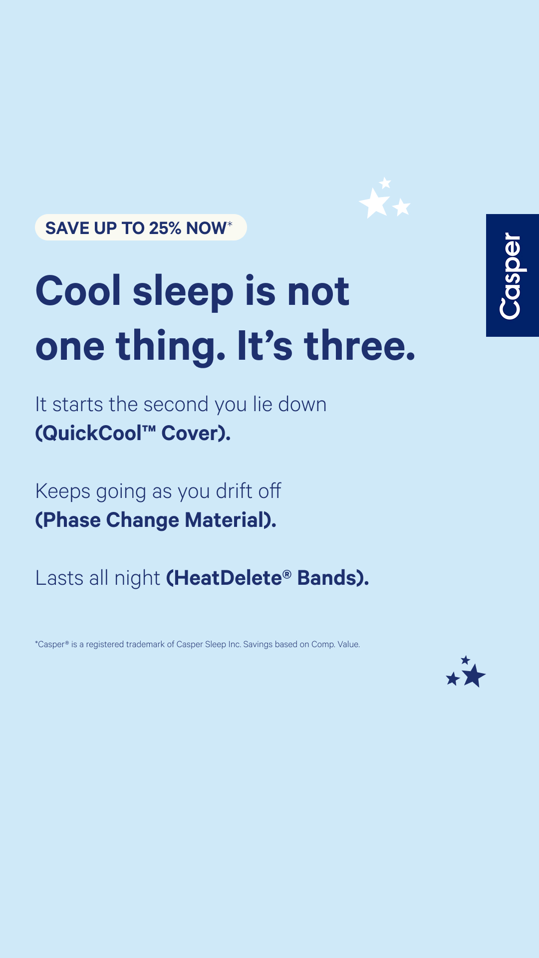 Casper Facebook ad