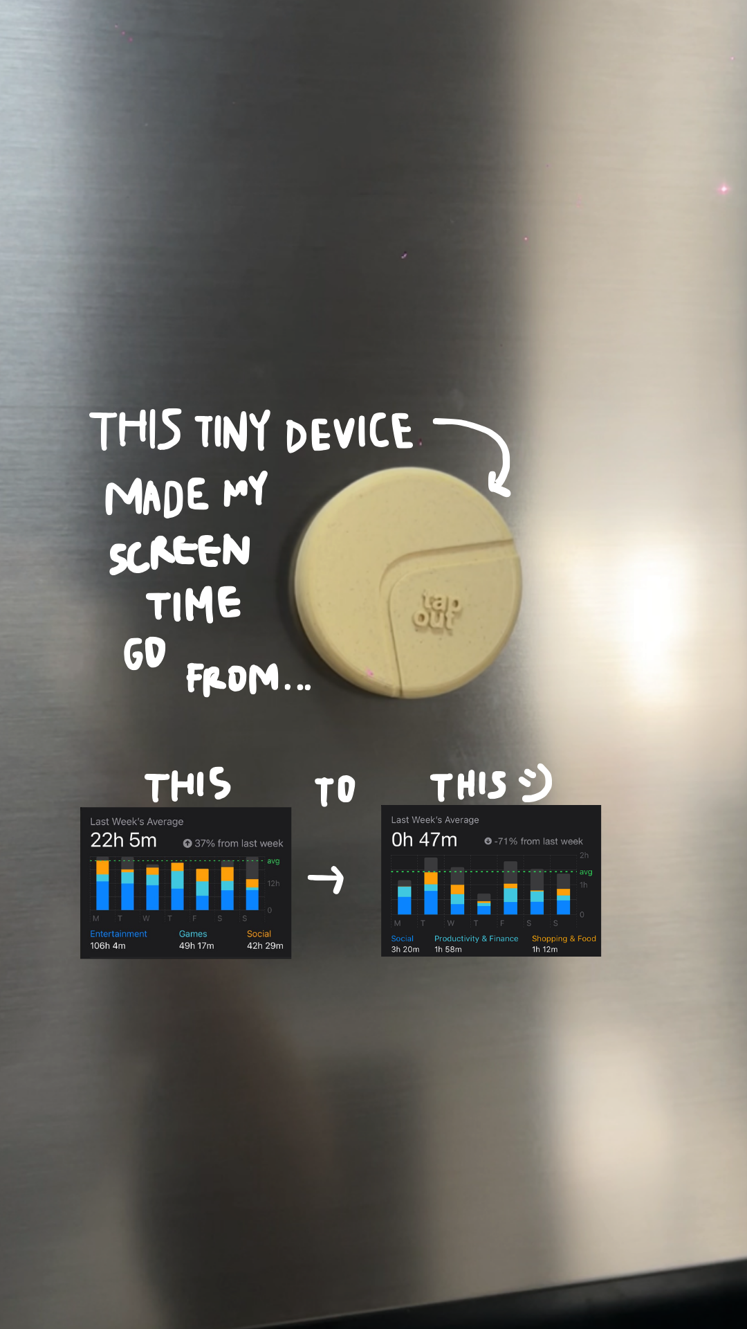 Tap Out Facebook ad