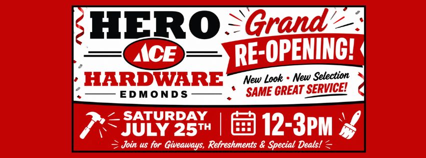 Edmonds Hero ACE Hardware & Grocery Facebook ad