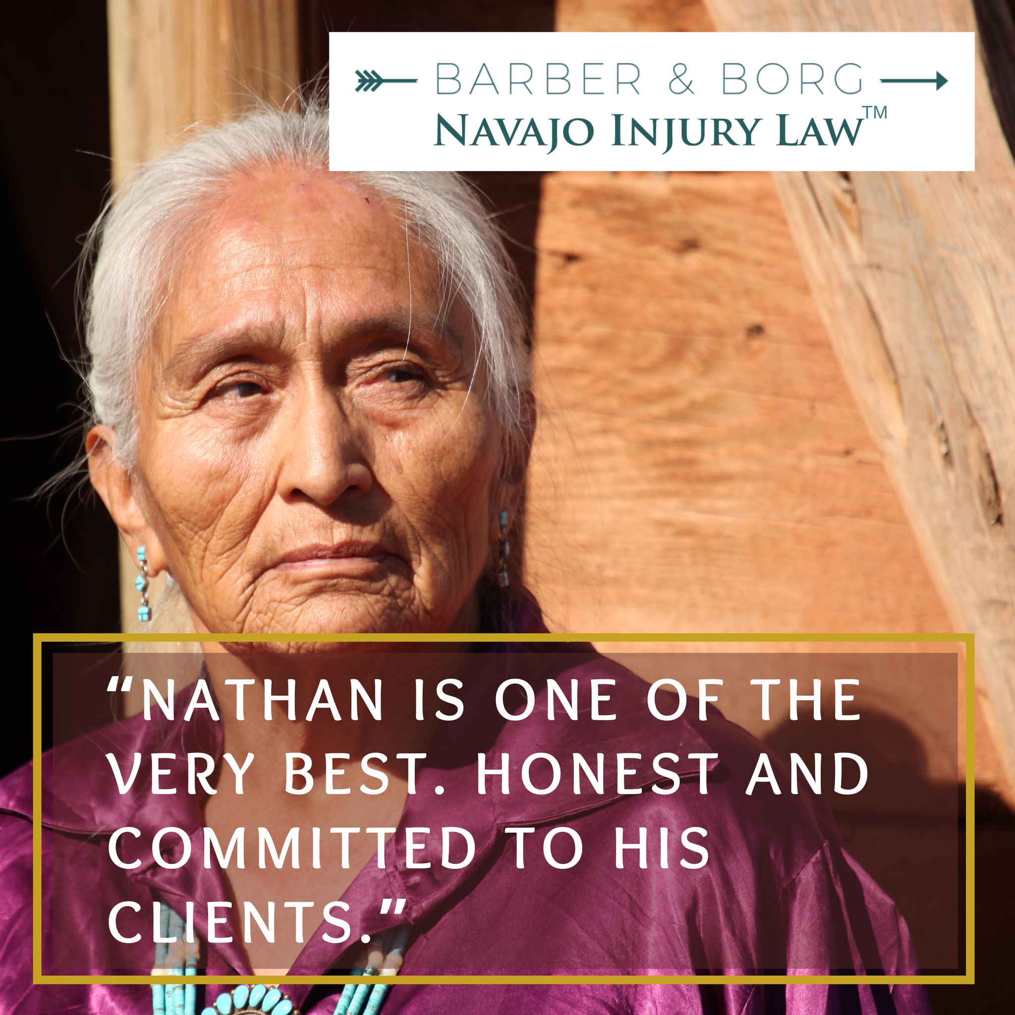 Navajo Injury Law Facebook ad: BARBER & BORG, LLC