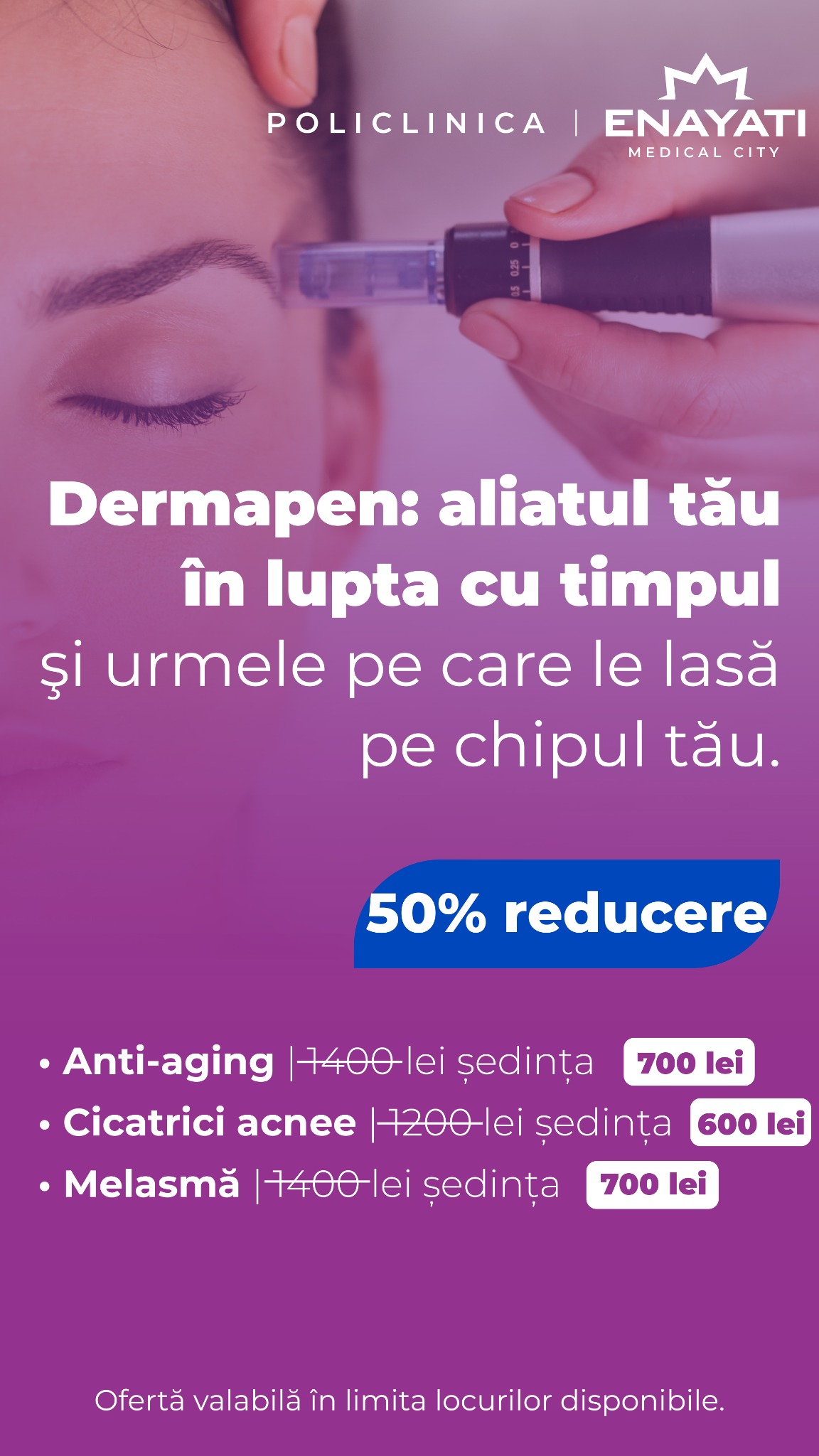 Enayati Medical City Facebook ad from Nov 17, 2025