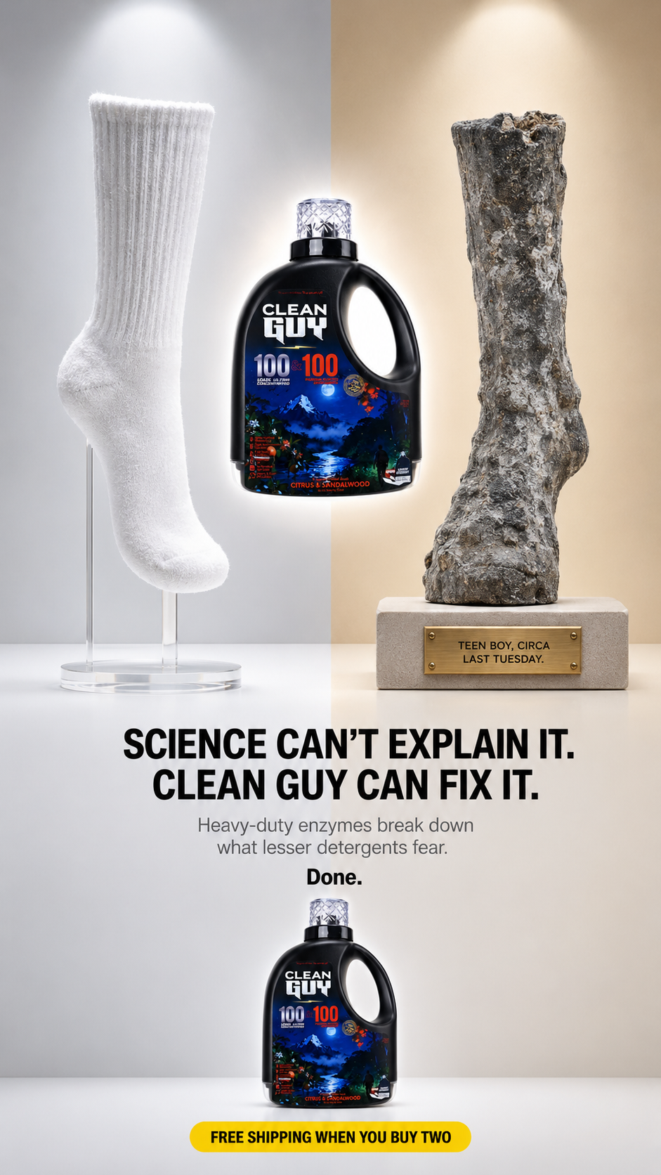 Clean Guy Facebook ad