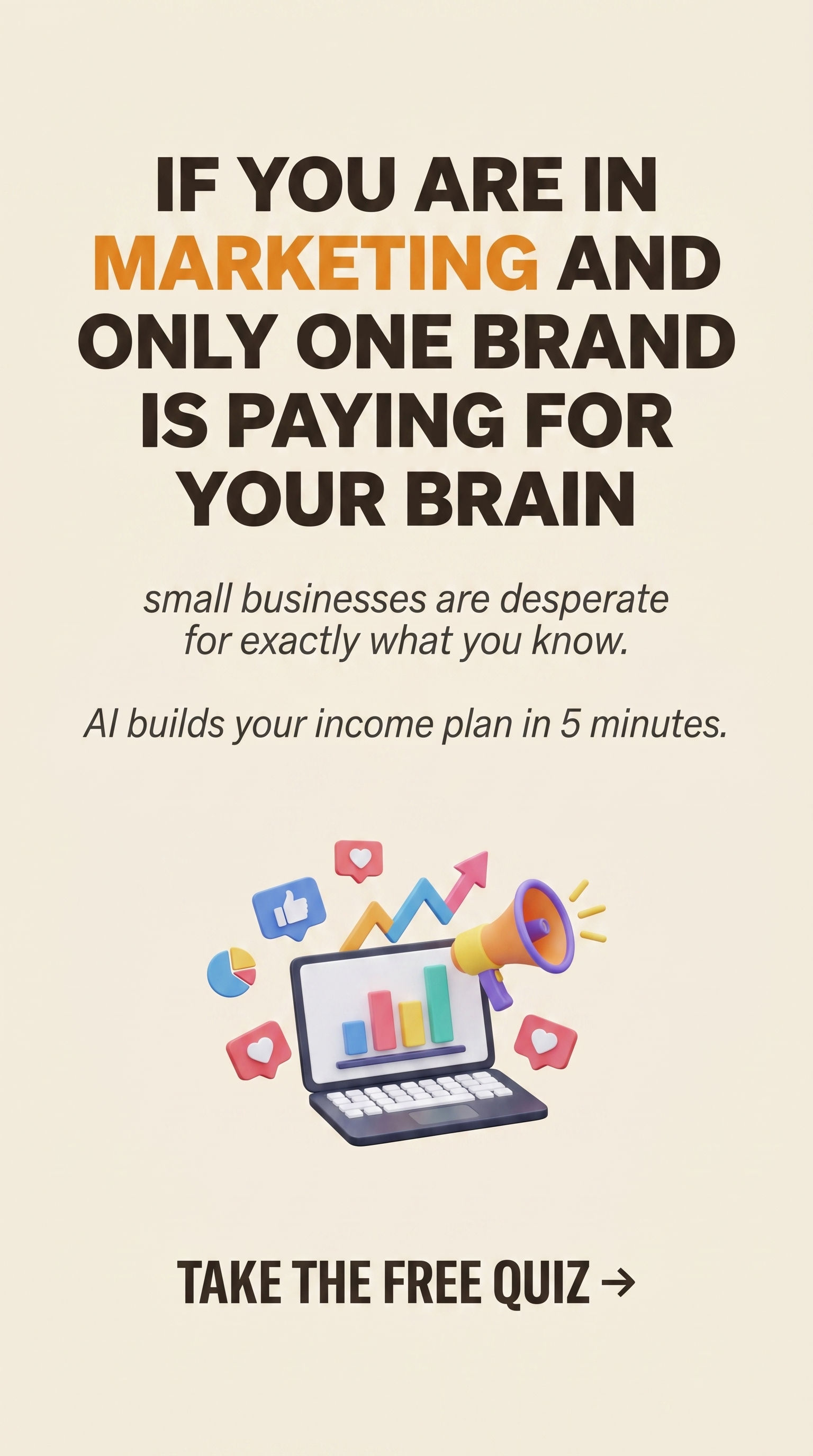 Brian Cooper Facebook ad: Start Now