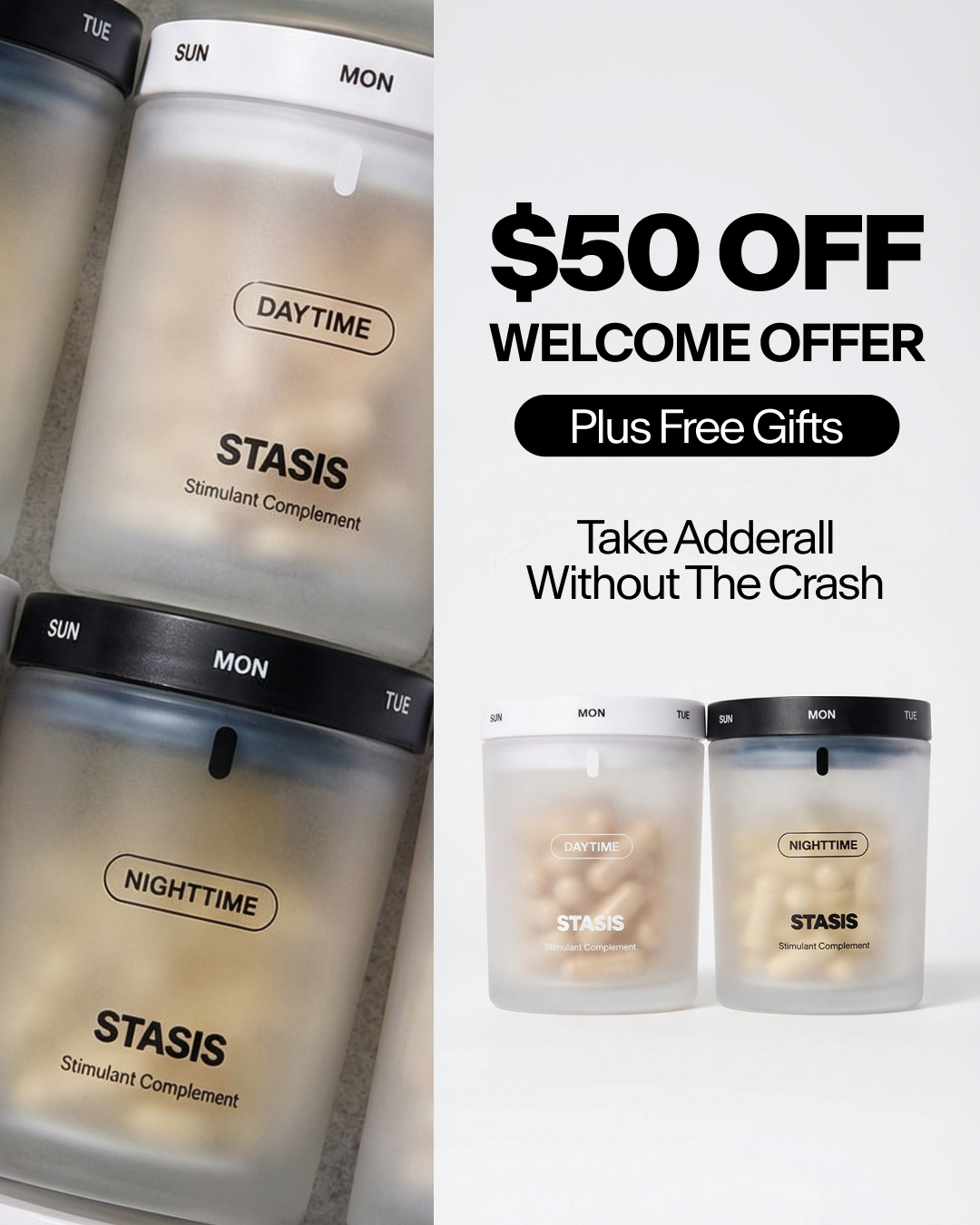 Stasis Facebook ad