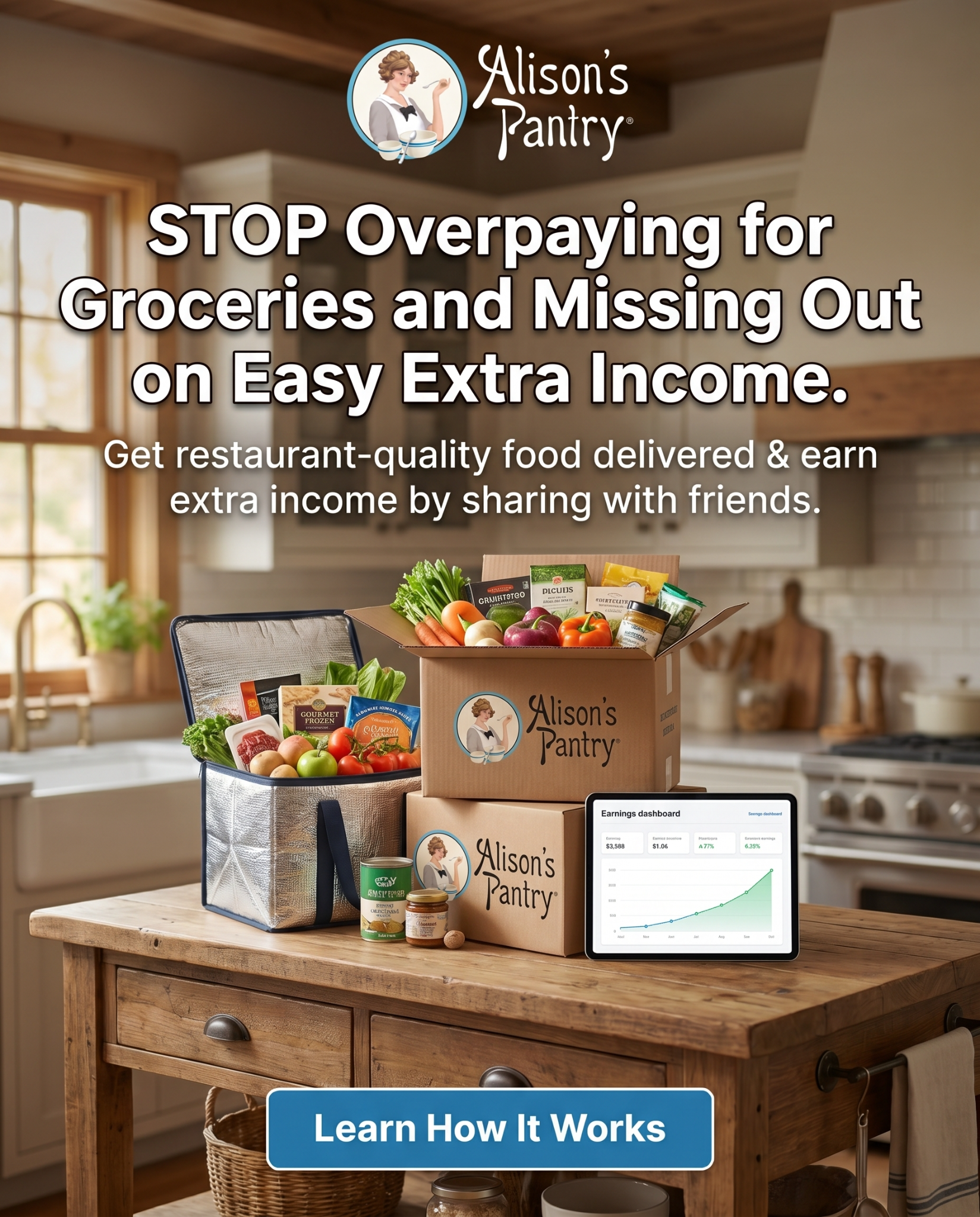 Alison's Pantry Facebook ad