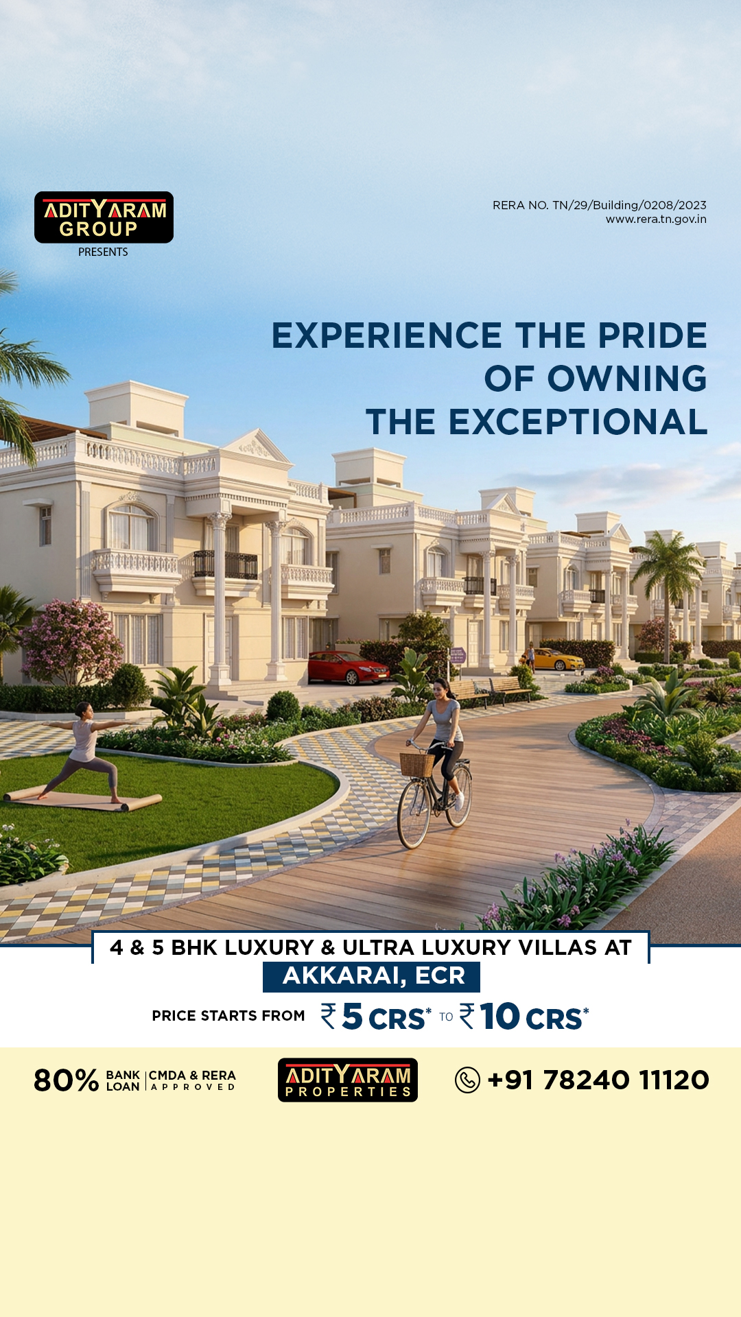 Adityaram Properties Private Ltd Facebook ad