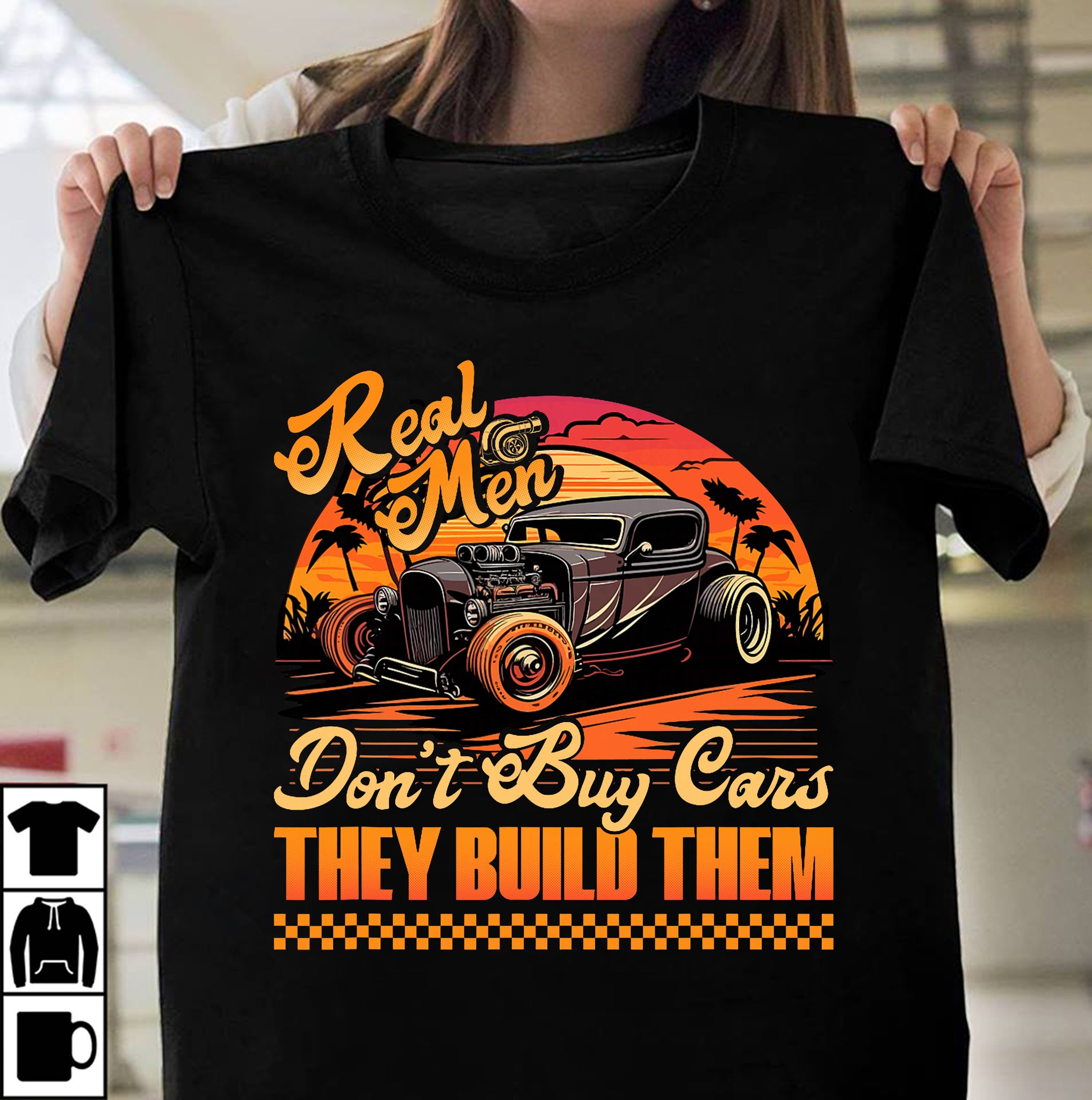 Racing Lovers Apparel Facebook ad: Old Cars. Loud Engines.