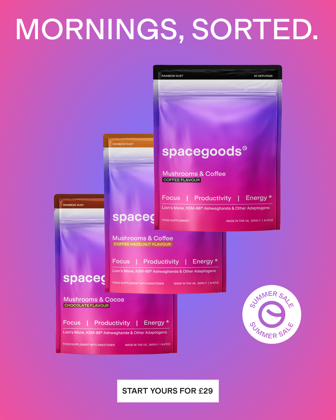 Spacegoods Facebook ad