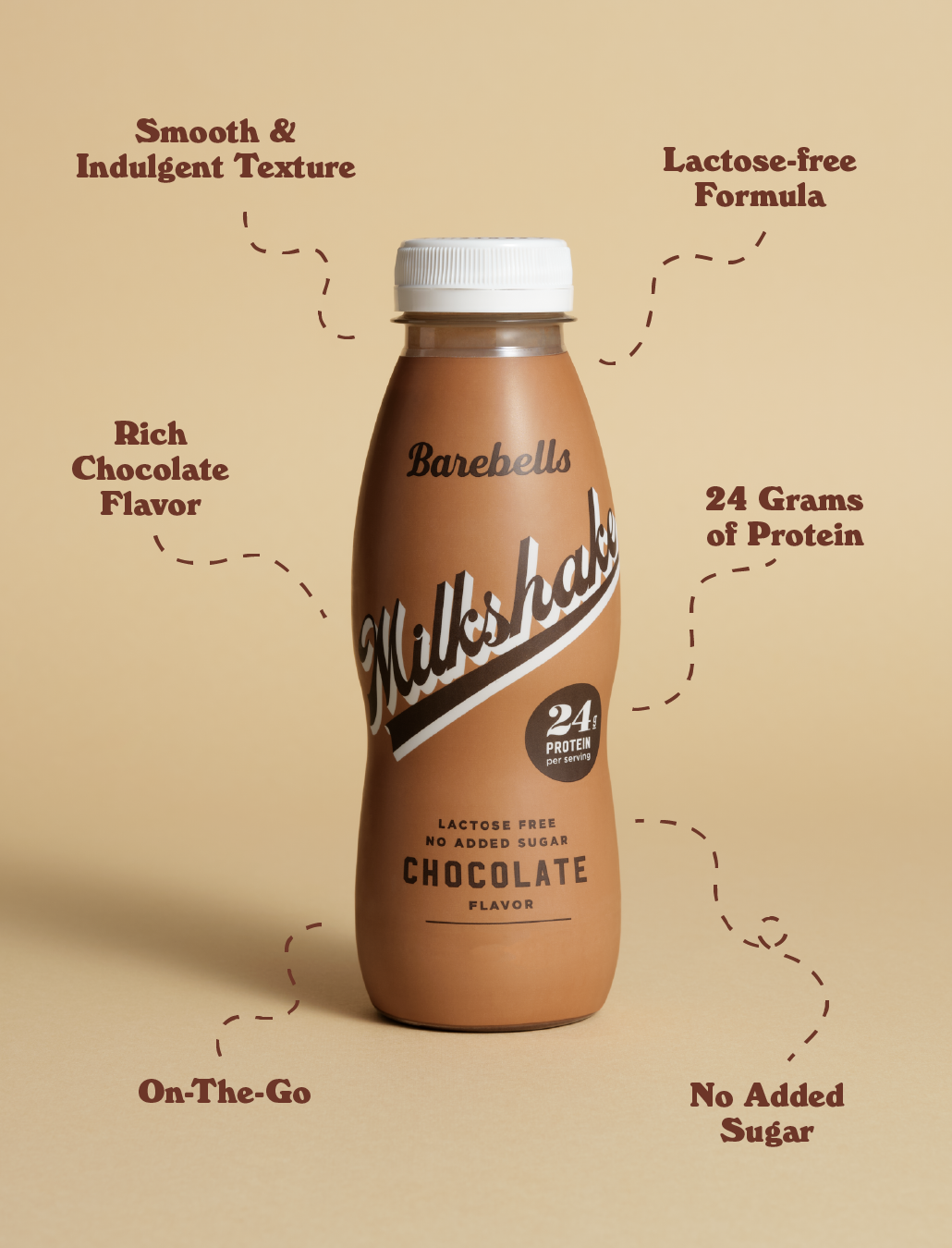 Barebells South Africa Facebook ad: SHOP CHOCOLATE MILKSHAKE