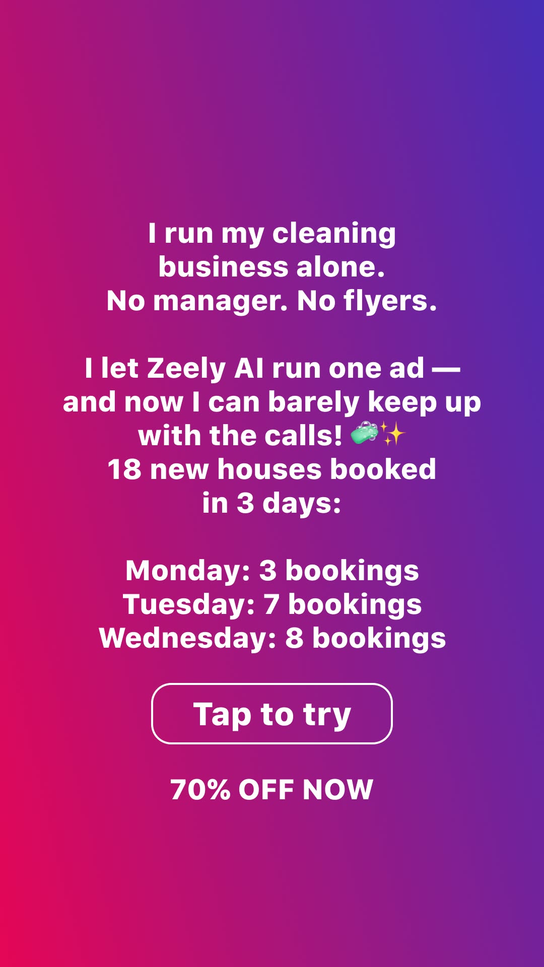 Zeely Facebook ad