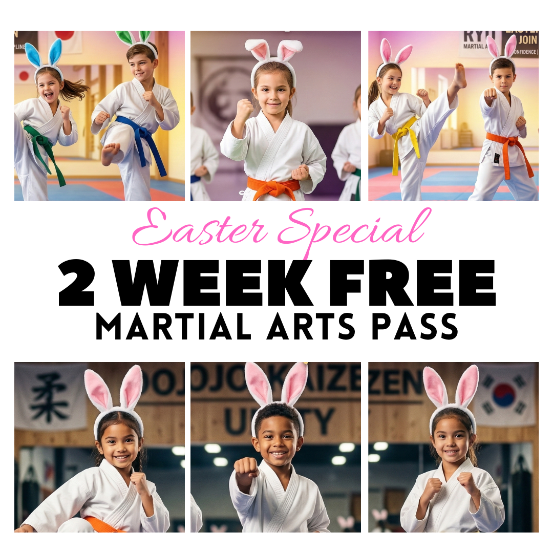 Master Jim's Taekwondo Academy Facebook ad: TWO WEEKS OF FREE MARTIAL ARTS CLASSES