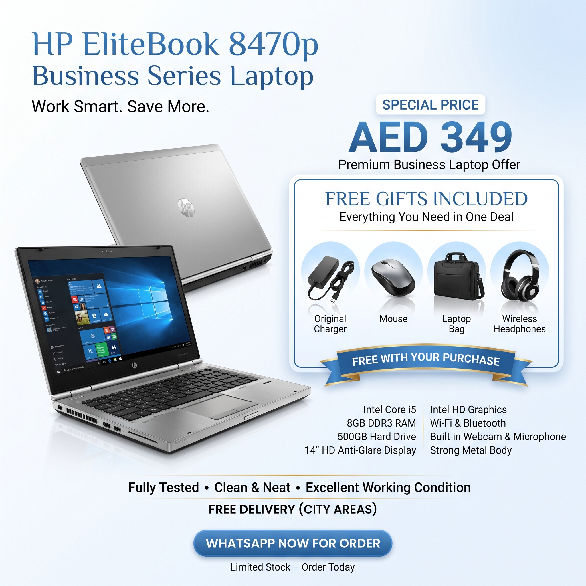Prime Touch Facebook ad: Laptop Deals in the UAE