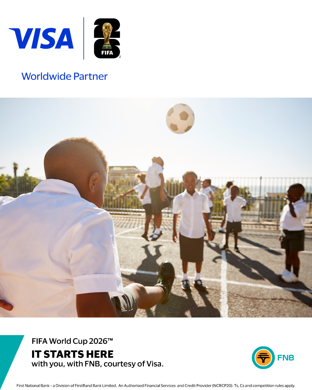 Visa Facebook ad: We’re officially in the game.