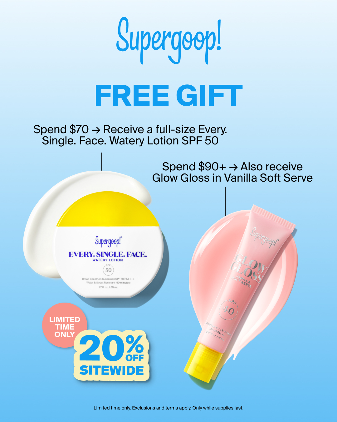 Supergoop Facebook ad