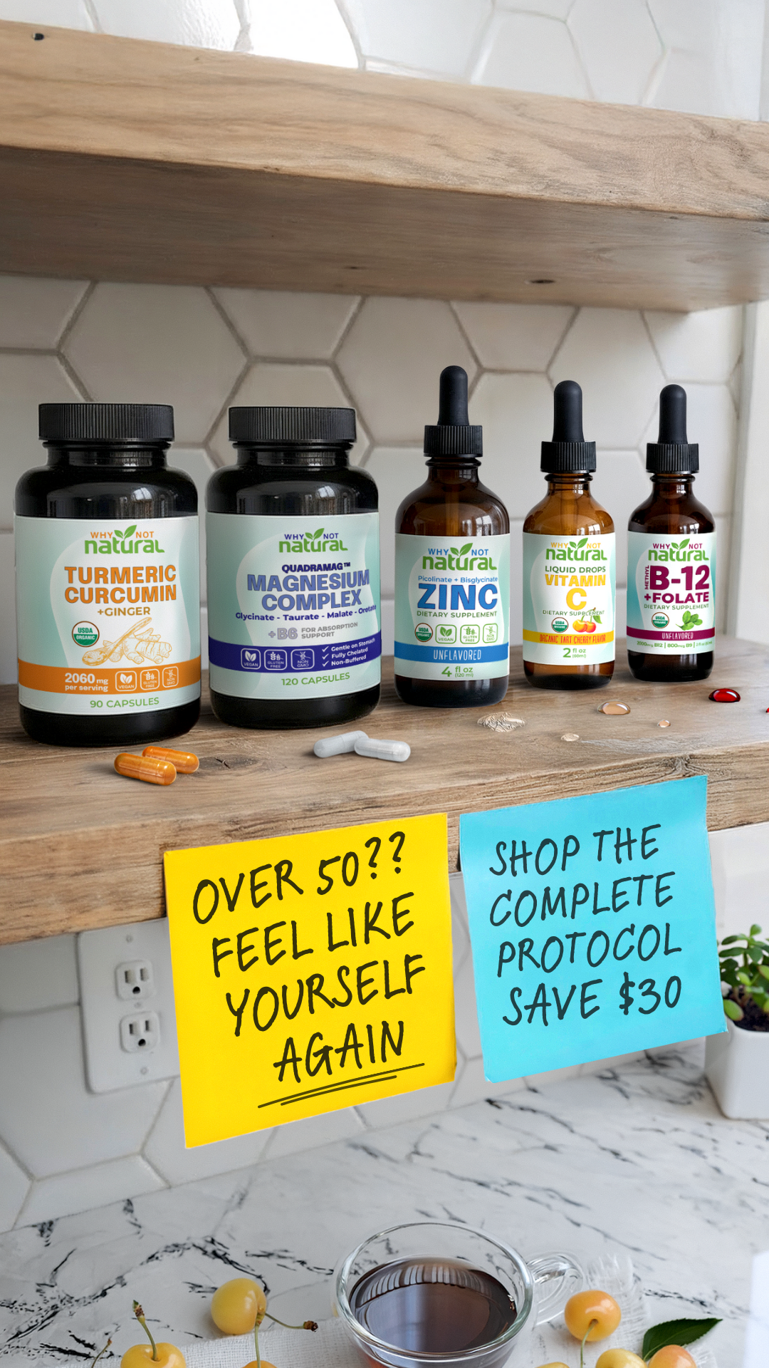 Why Not Natural Supplements Facebook ad