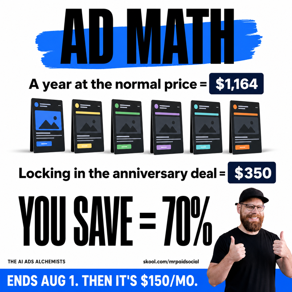 Mr. Paid Social Facebook ad