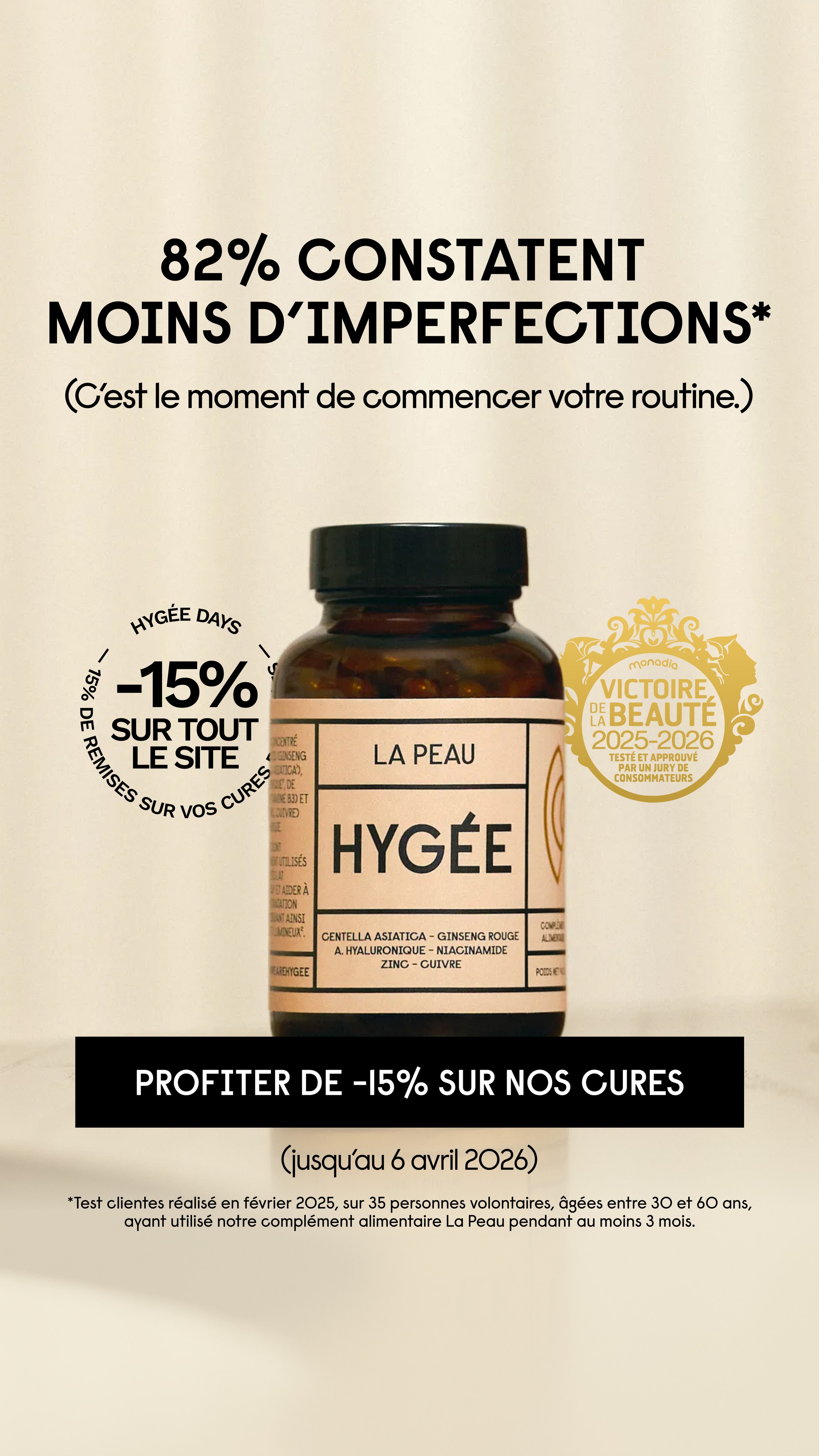 HYGÉE Facebook ad
