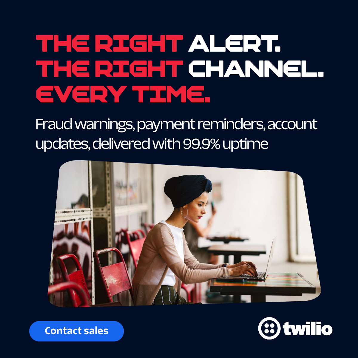 Twilio Facebook ad