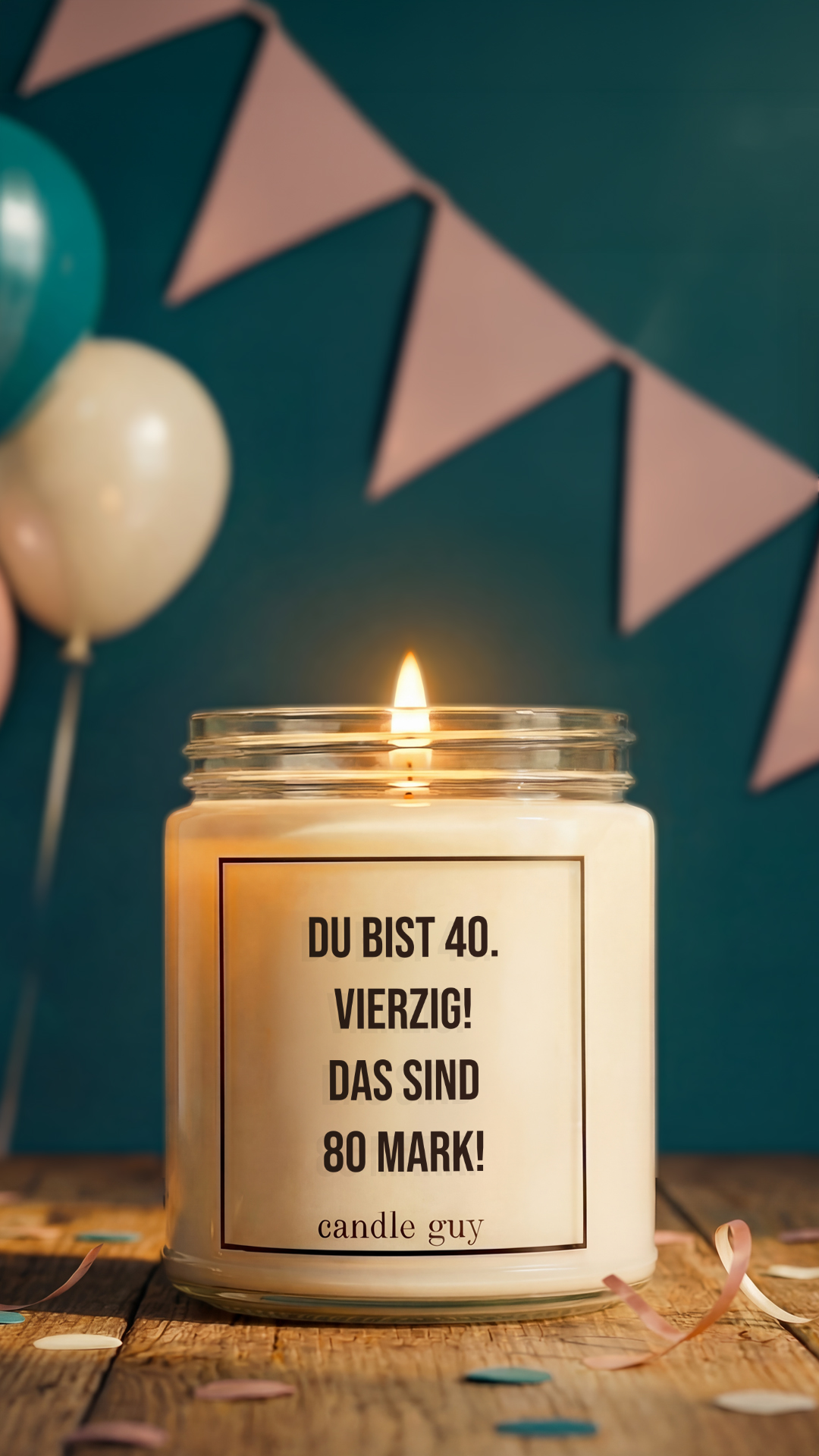 Candle guy Facebook ad from May 15, 2026